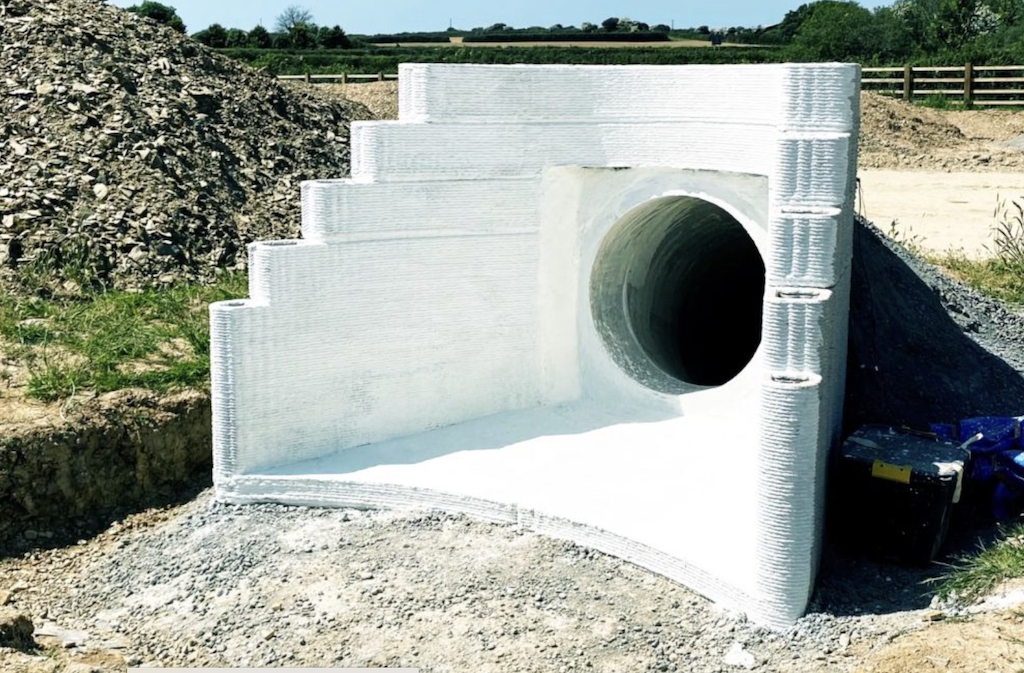 3D-printed headwall trial provides wildlife crossing on A30 upgrade