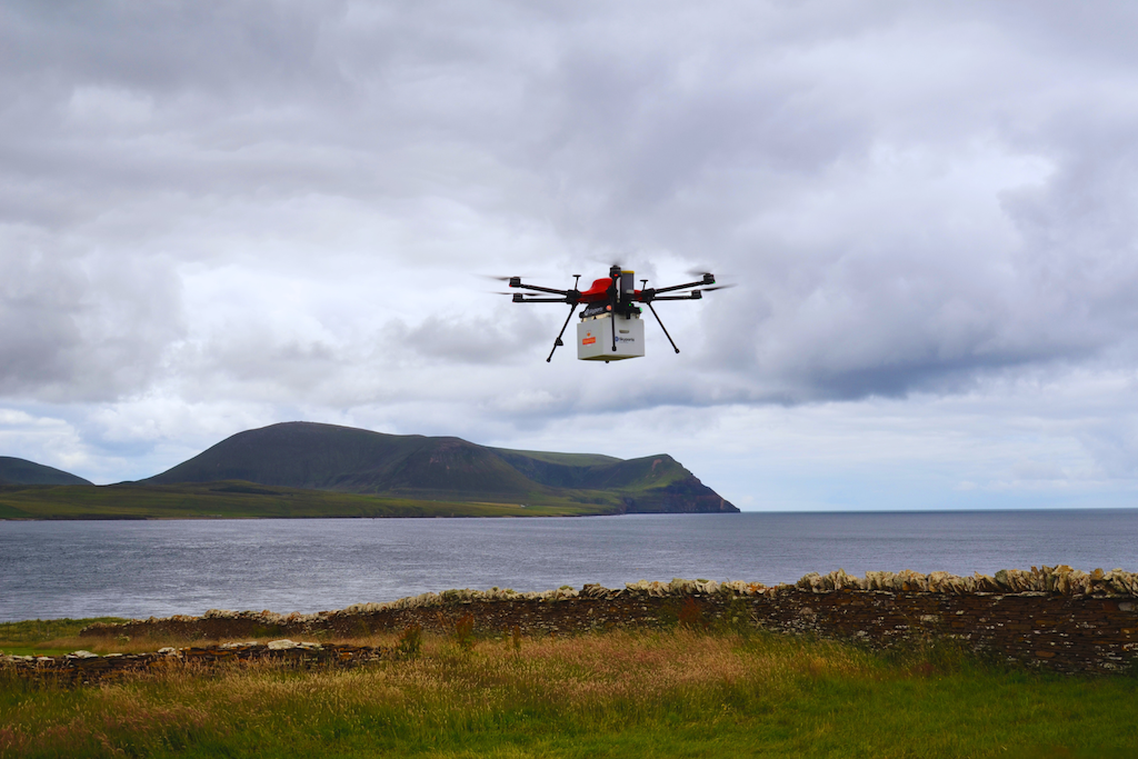 Royal Mail launches Orkney mail delivery service using fully-electric drones