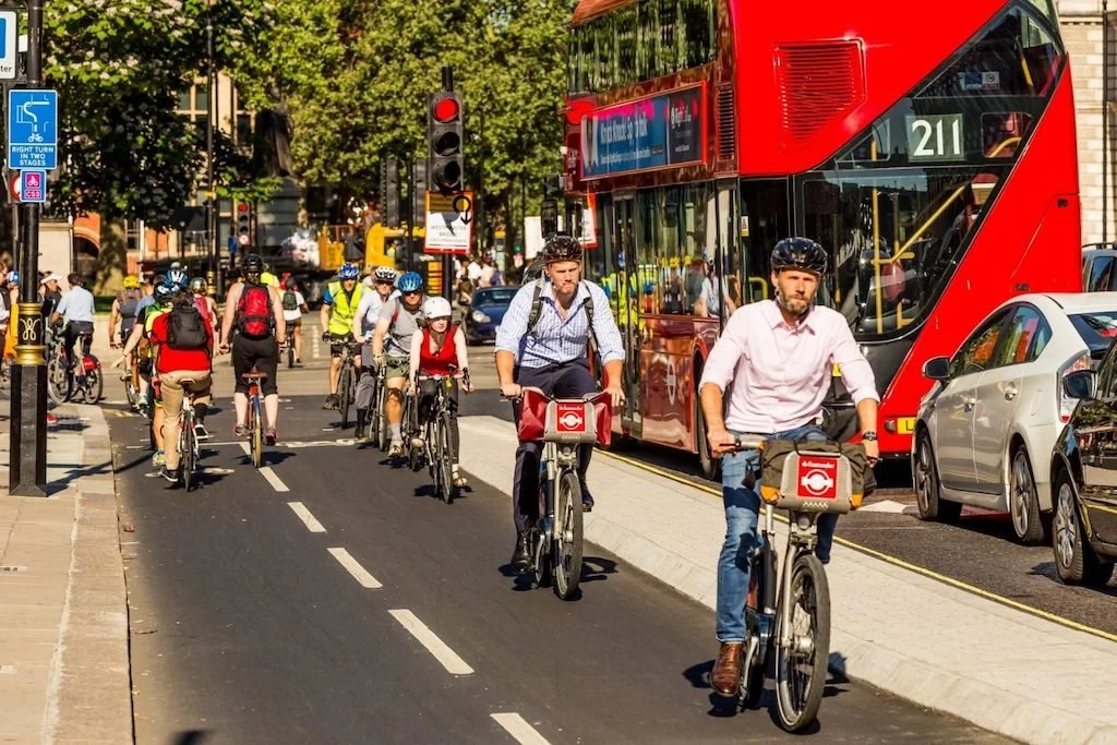 TfL data shows sustained increases in walking and cycling in the capital