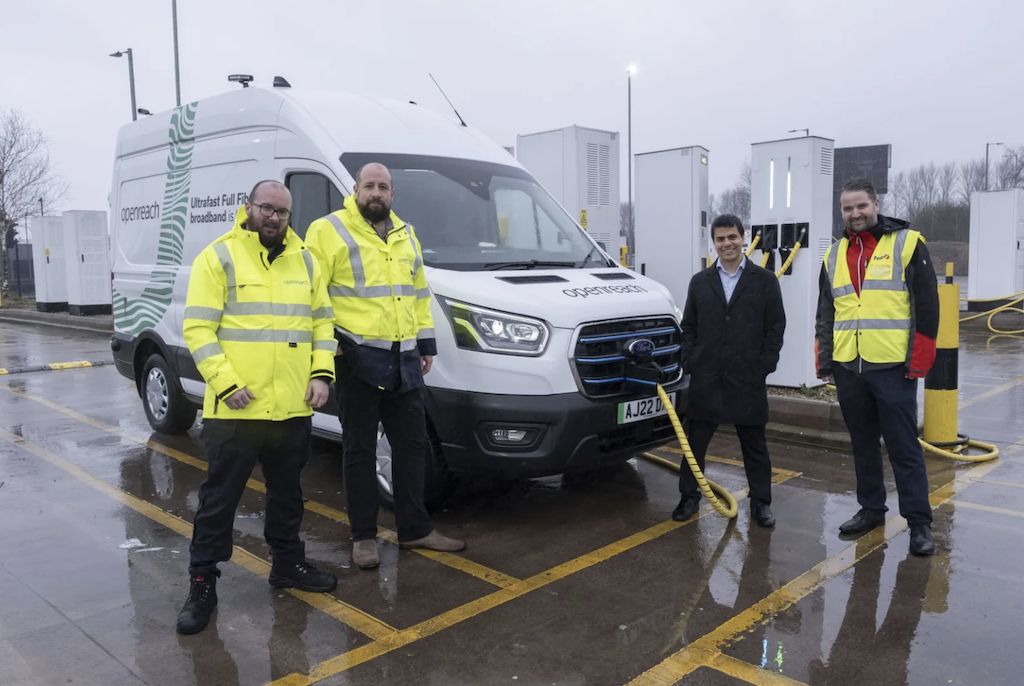 First Bus gives Openreach access to its rapid charging infrastructure