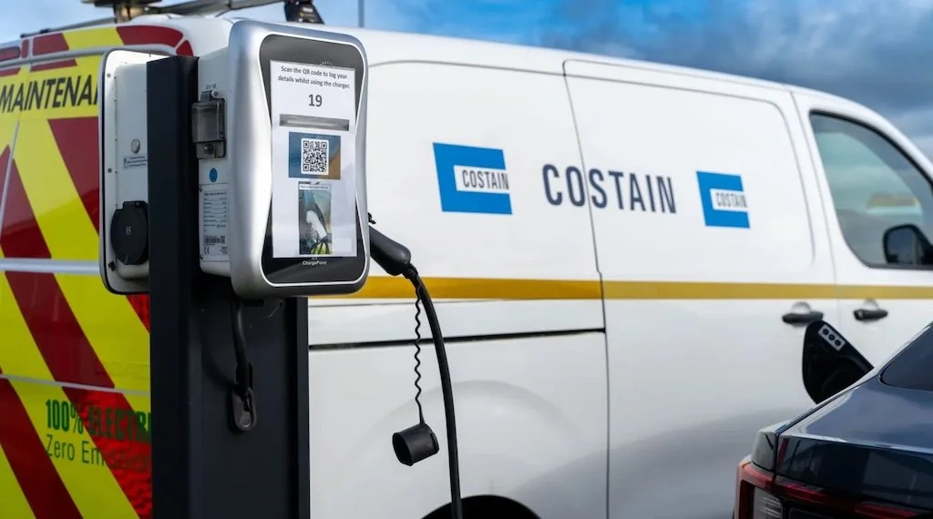 Costain trials EV vans in real world site applications