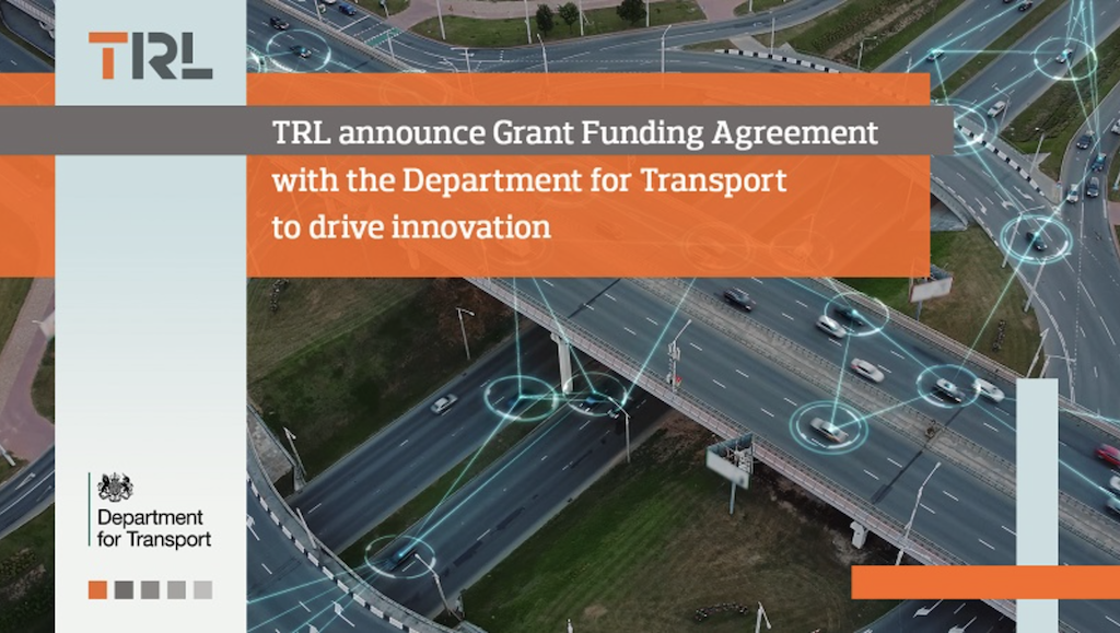 TRL and DfT grant framework agreement aims to drive transport innovation
