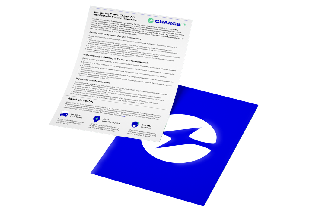 ChargeUK launches manifesto with key asks for next government