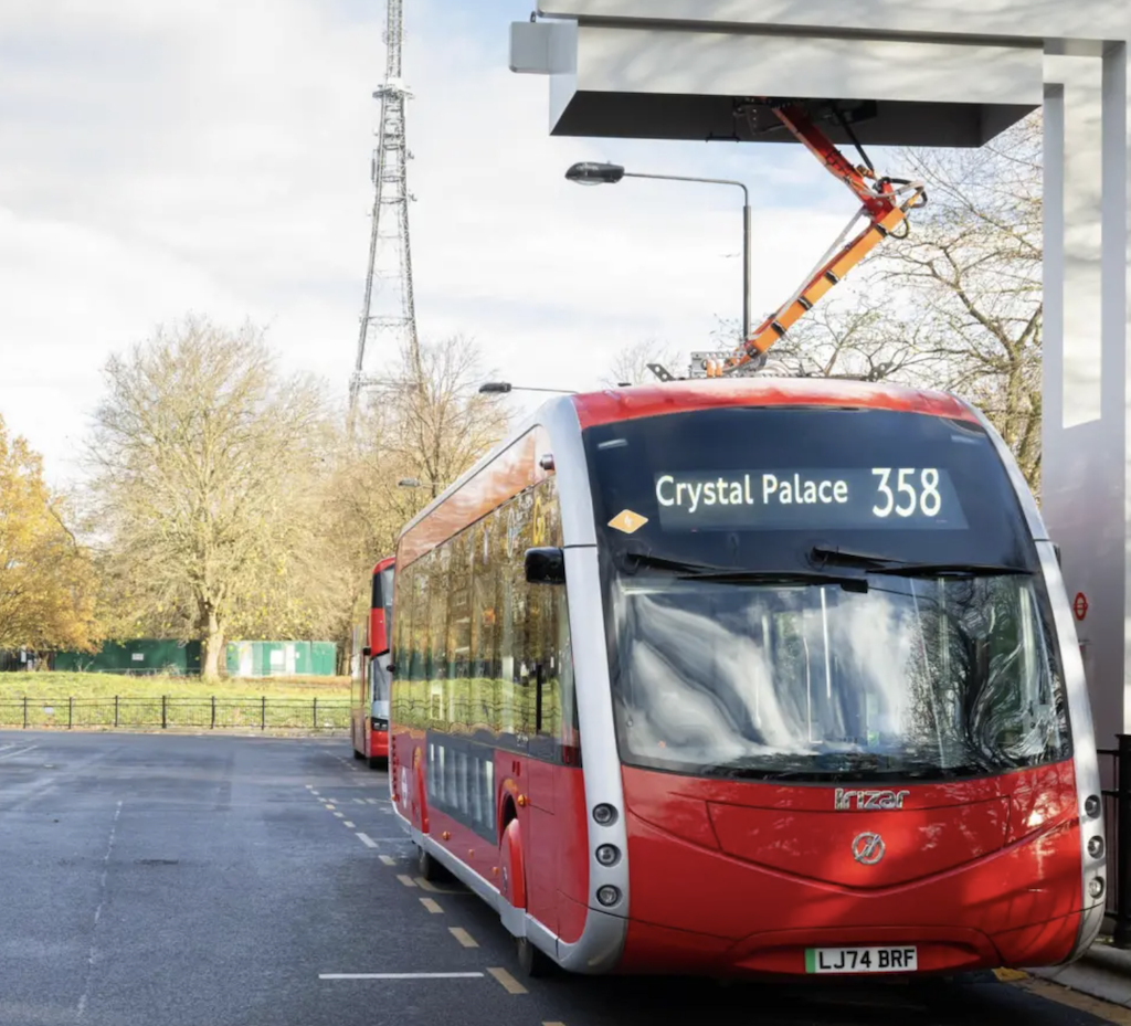 TfL introduces pantograph charging on one of London’s longest bus routes