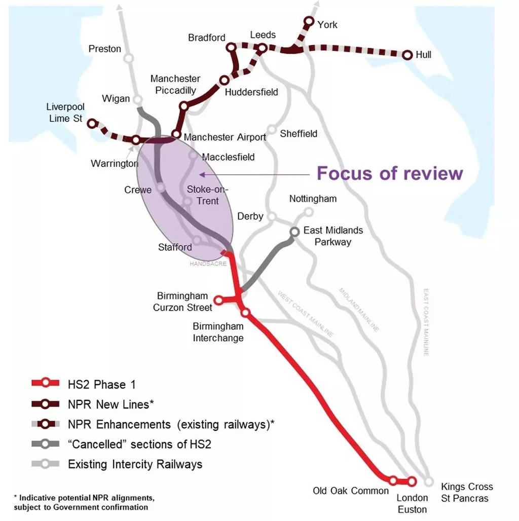 New Manchester–Birmingham rail link planned alongside NPR strategy