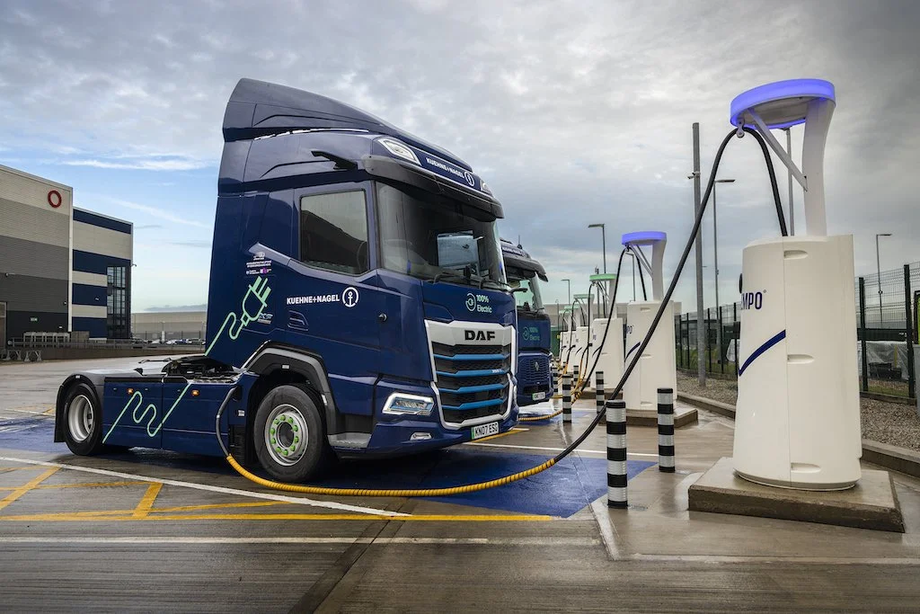 Megawatt-scale electric HGV charging hub opens in East Midlands
