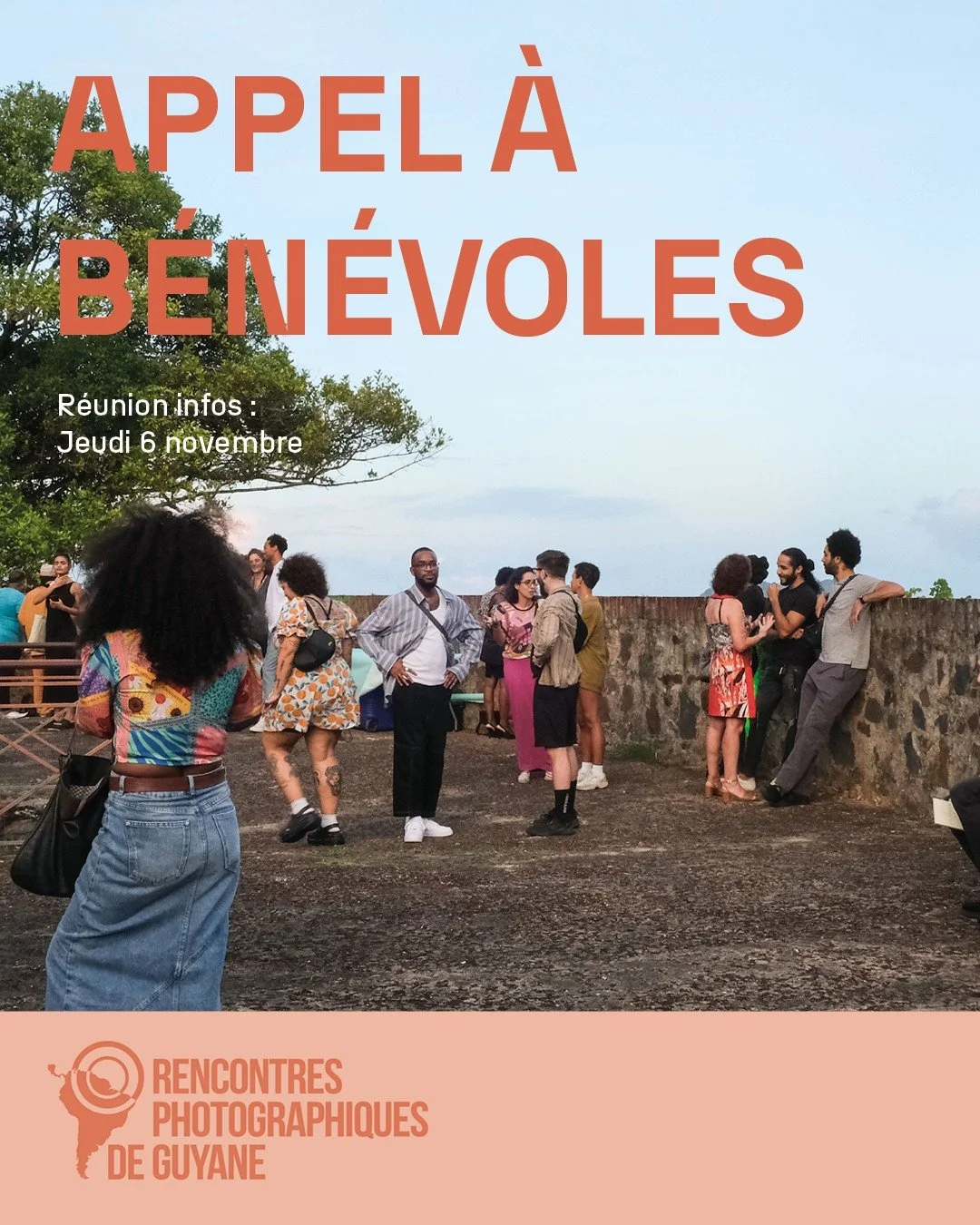 Appel à bénévoles : Participez à l’aventure des Rencontres Photographiques de Guyane 2025 ! 📸✨
La 9ème édition de la biennale Internationales des Rencontres Photographiques de Guyane se tiendra du 26