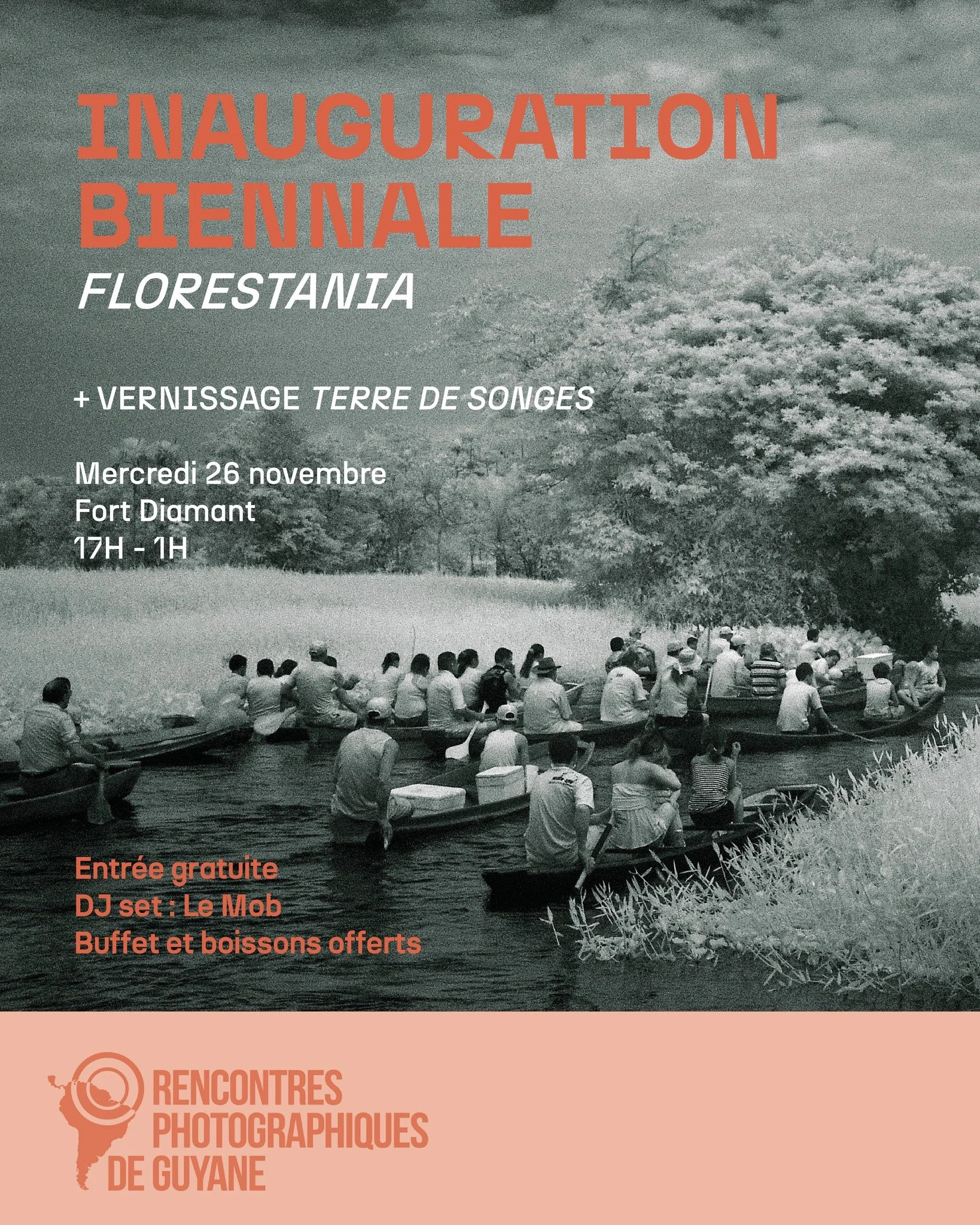 J-2 !
Rendez-vous ce mercredi 26 au Fort Diamant pour l&rsquo;inauguration officielle de la biennale.

Entr&eacute;e libre &mdash; on vous attend nombreux ! ✨🌿 
Cr&eacute;dit photo : @luizbraga