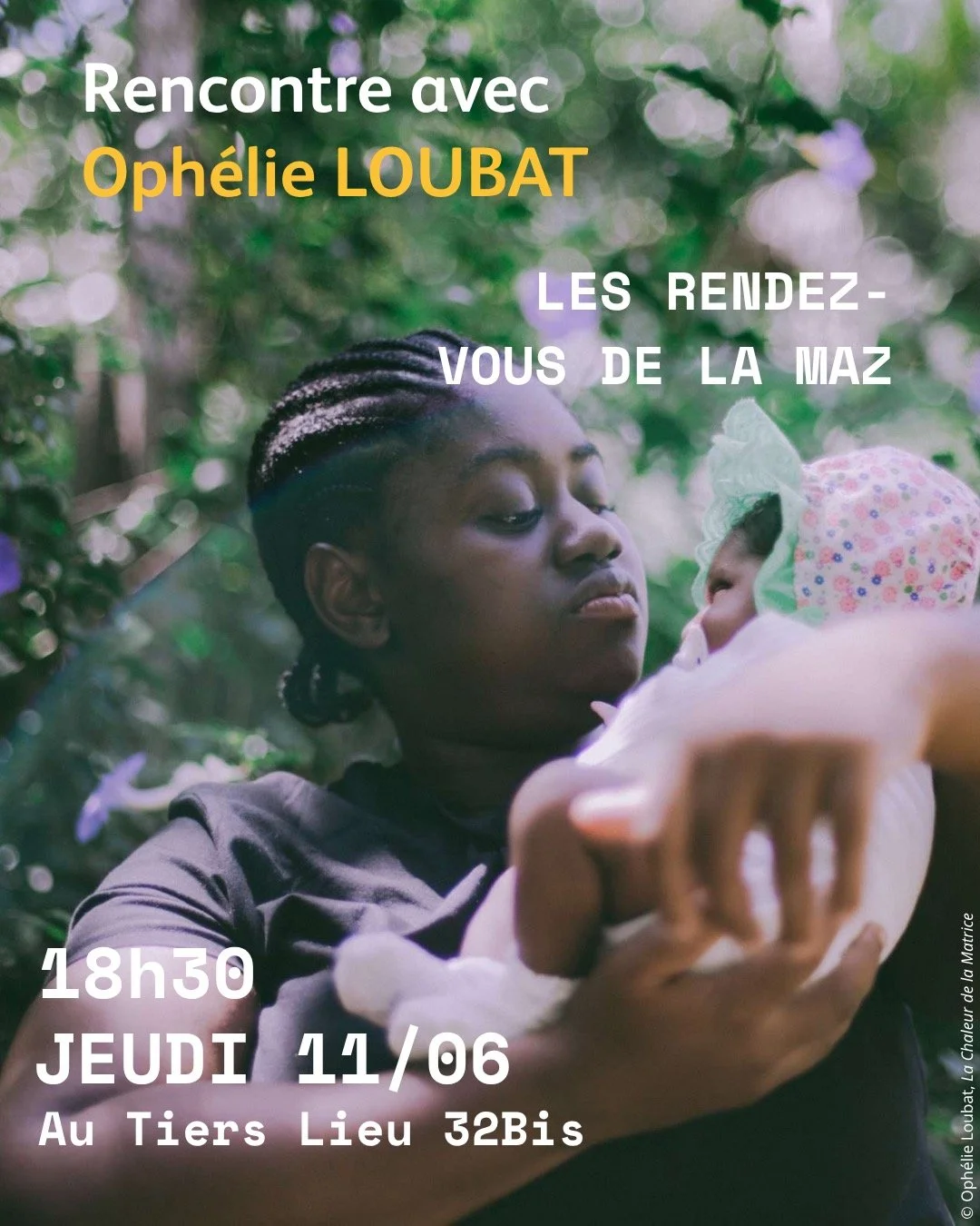 📆Jeudi 11 juin &agrave; 18h30 au @32bisculture , ne manquez un nouveau Rendez-vous de la MAZ !

Nous aurons le plaisir d&rsquo;accueillir Op&eacute;hlie Loubat (@ophelieloubat ) qui viendra partager son travail en cours de r&eacute;alisation dans le