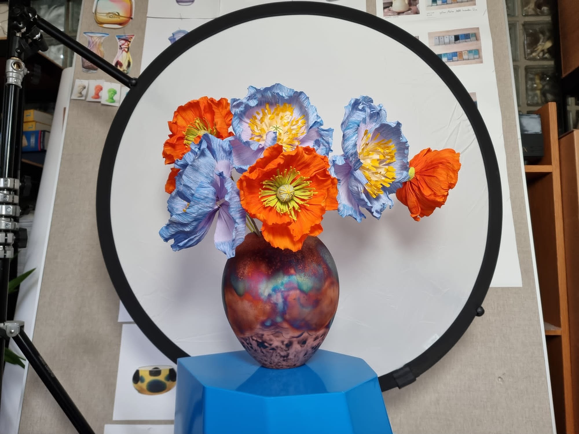 Paper poppies