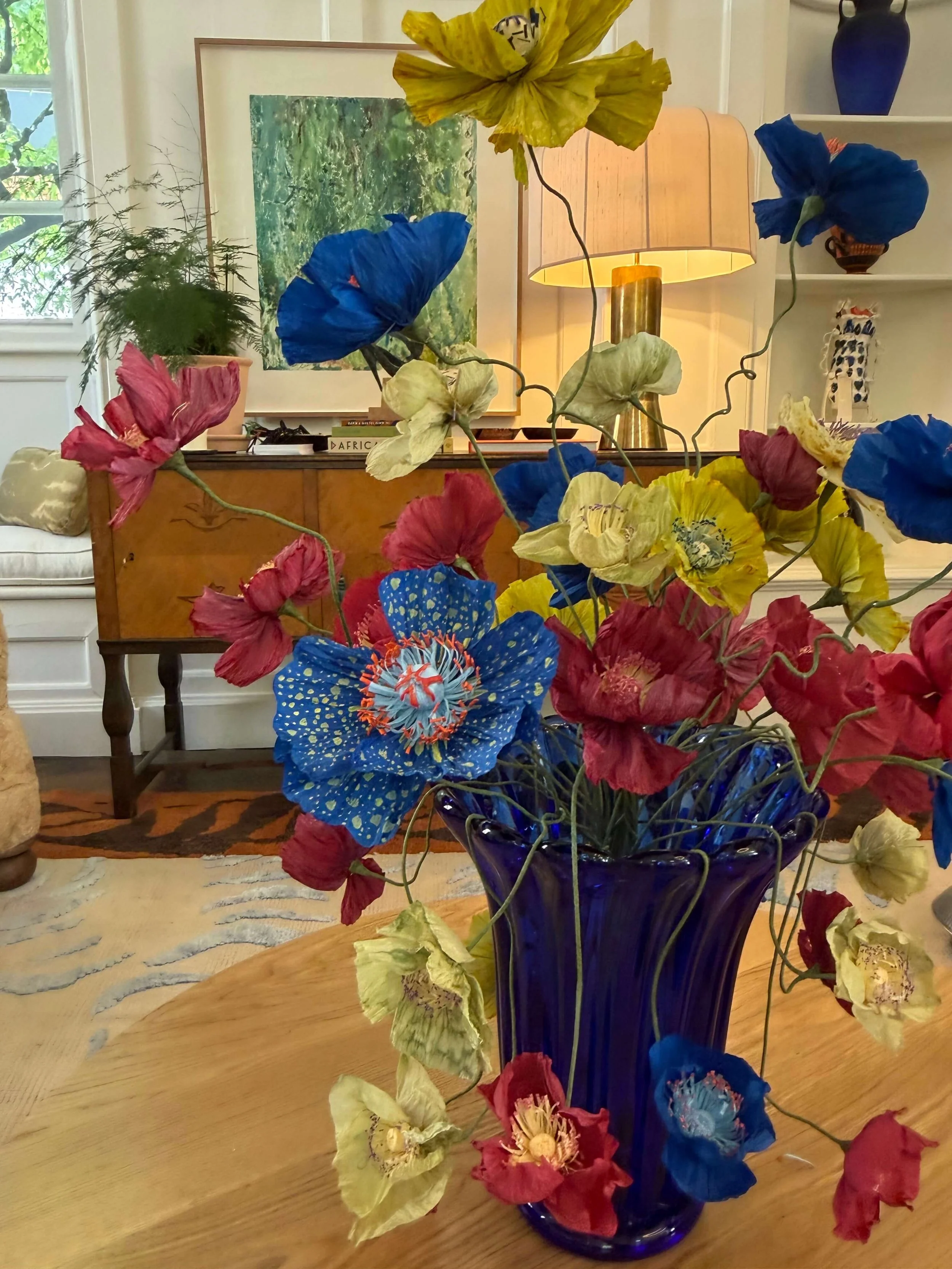 Hand-Painted Poppies for Studio Ashby