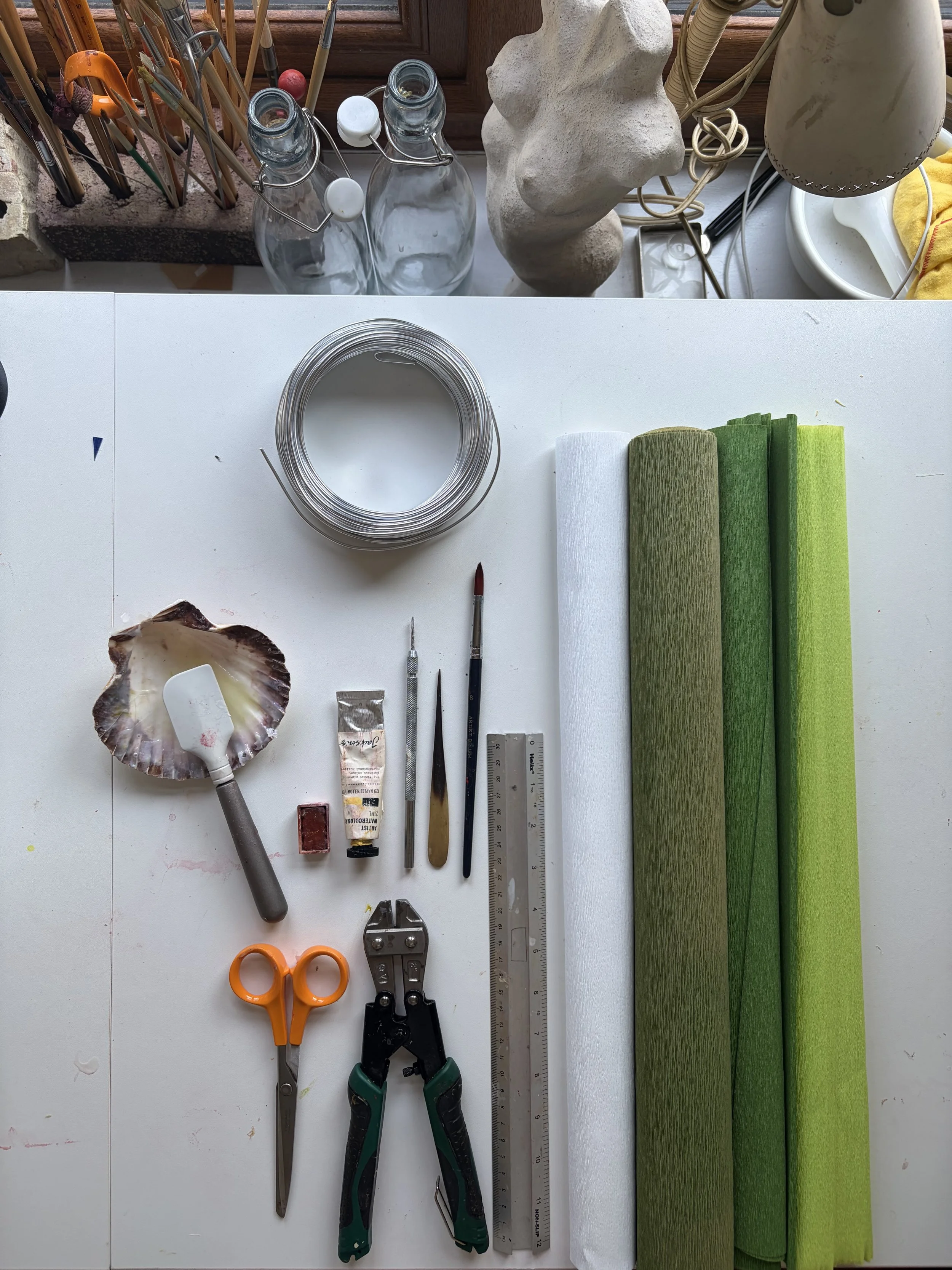 My tools and materials.