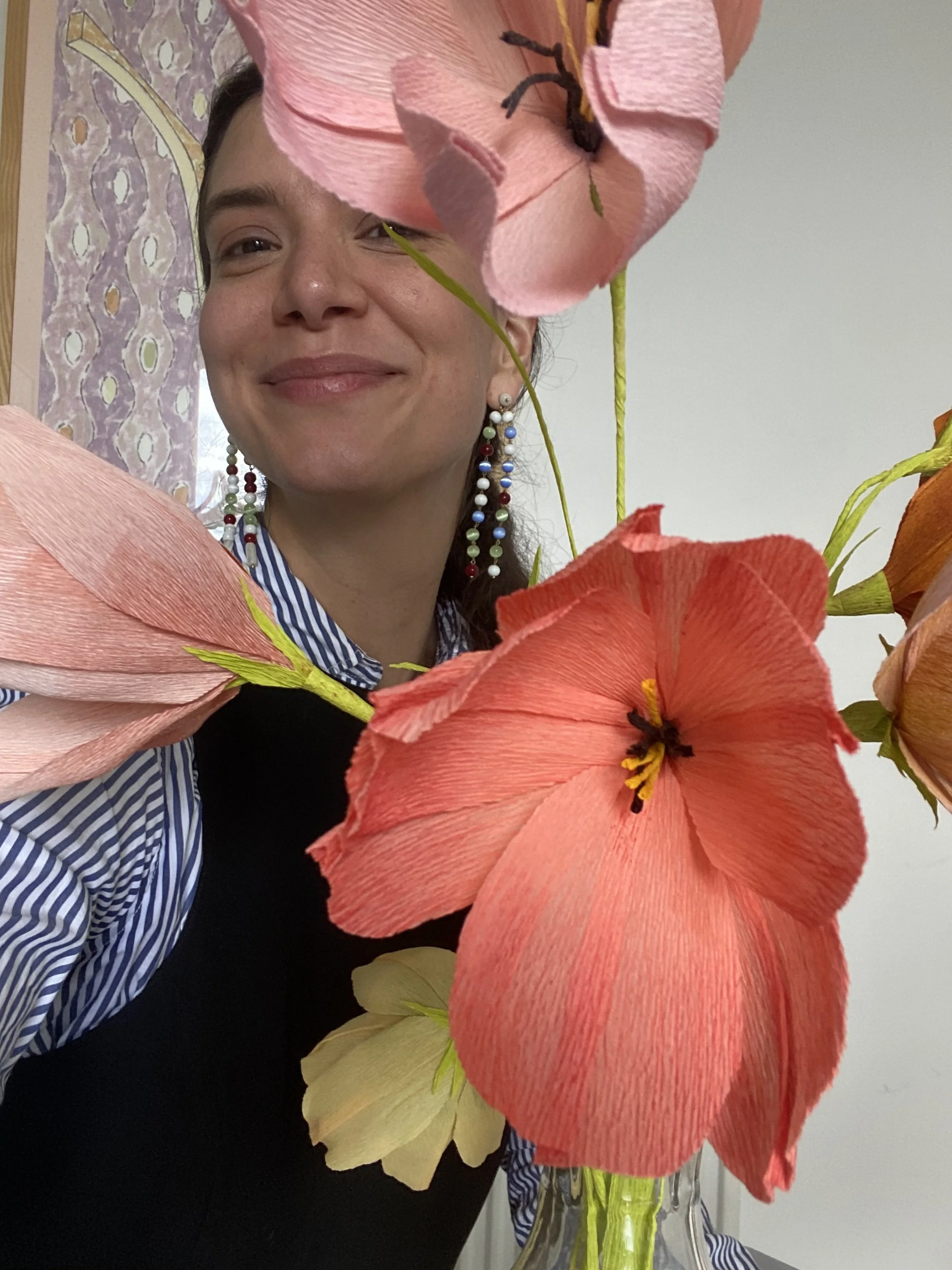 Selfie with the Tulips from the second day.