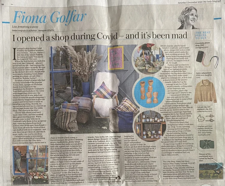 The Telegraph feature