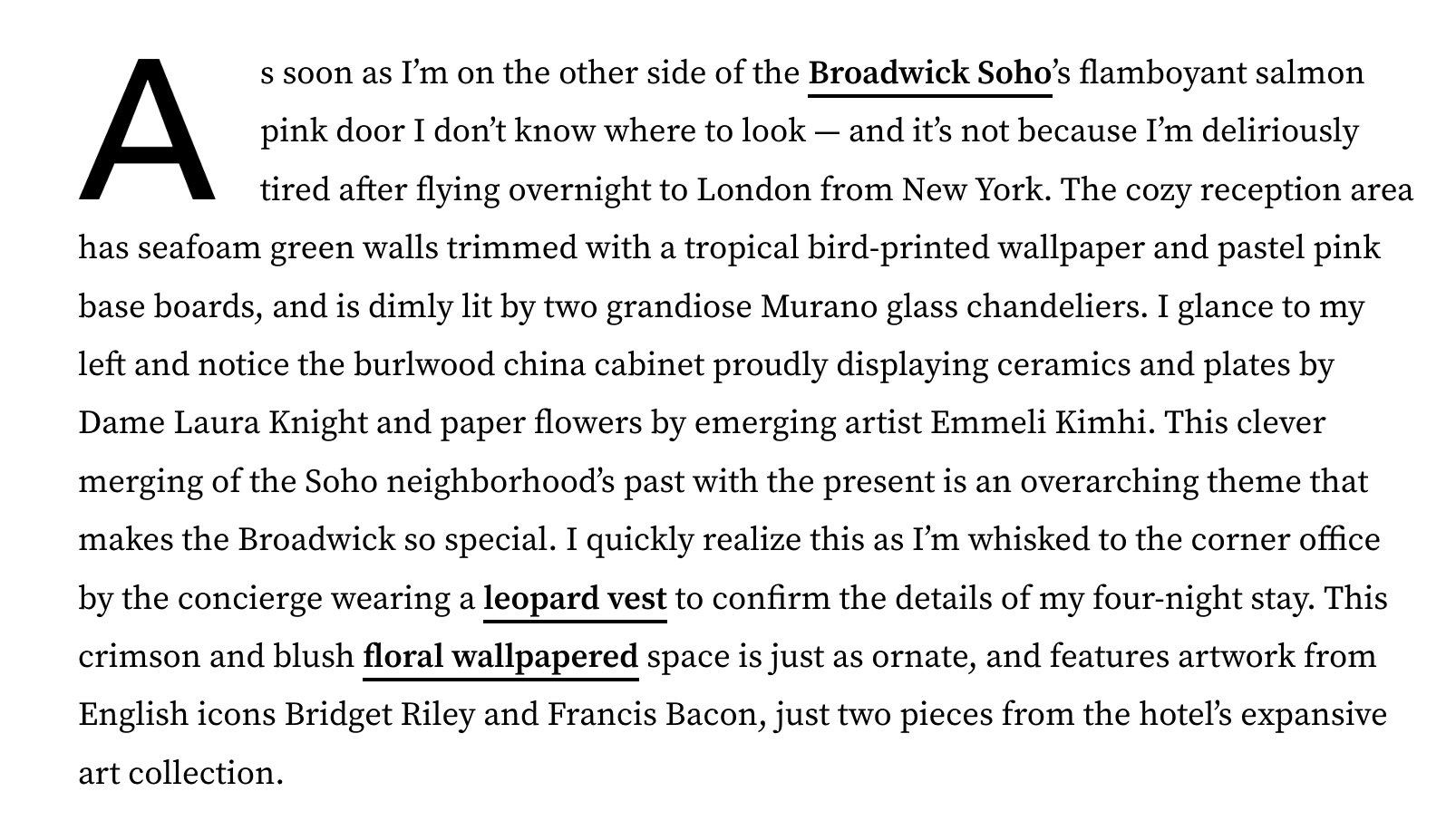 Emmeli Kimhi press clips from the zoe report