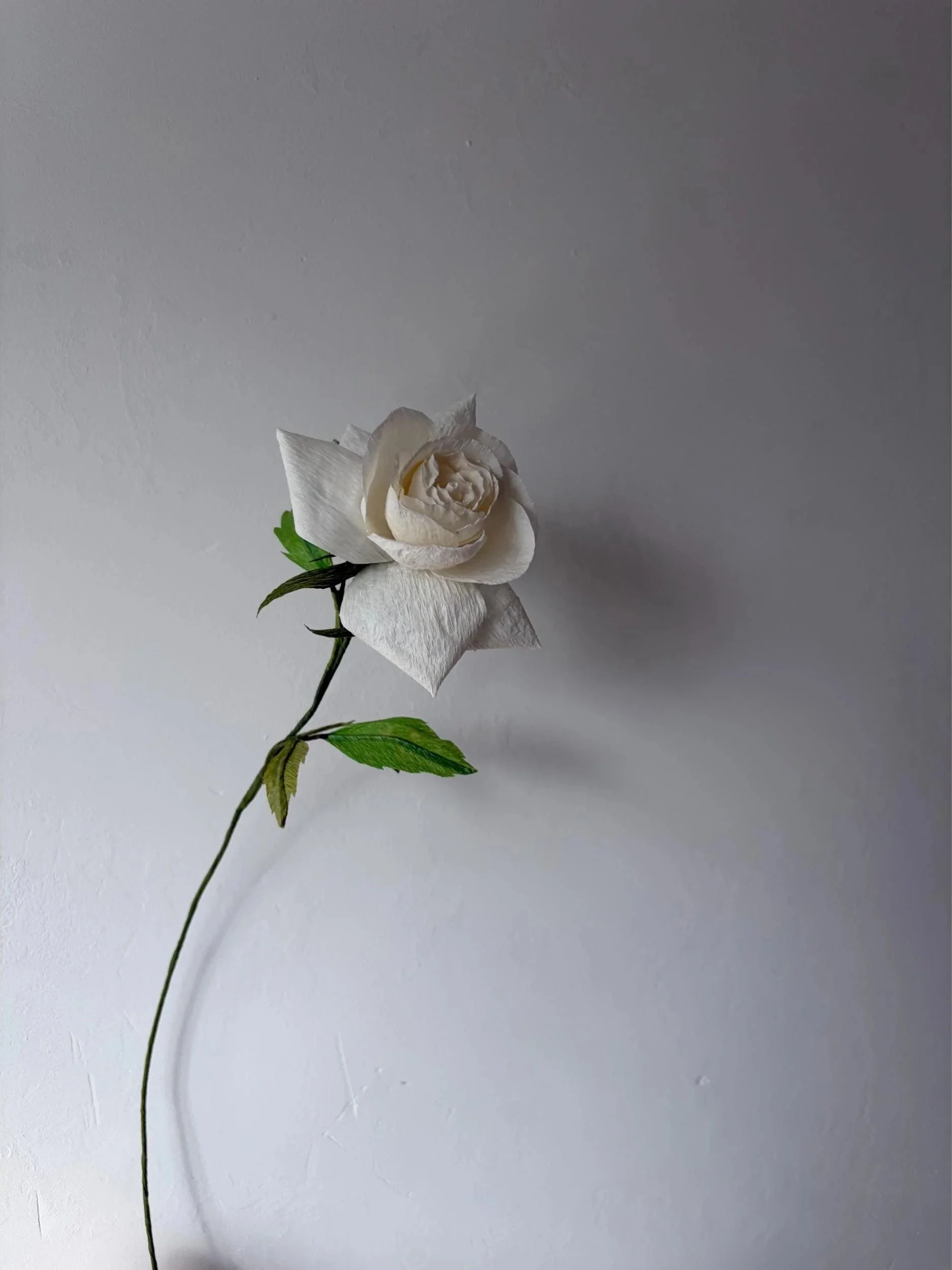 Handmade Paper Rose – Single Stem