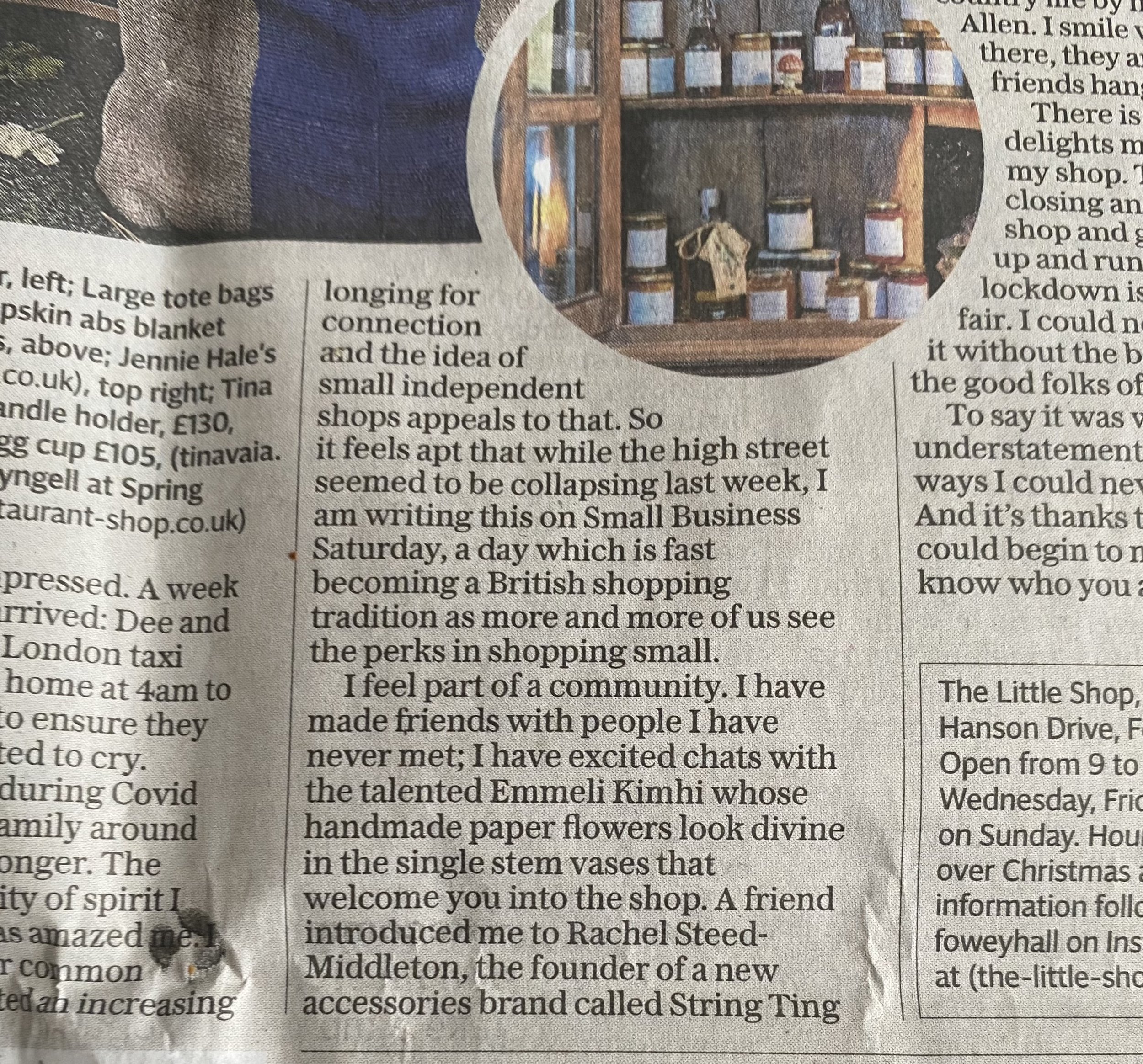 Paper flowers by Emmeli Kimhi in telegraph