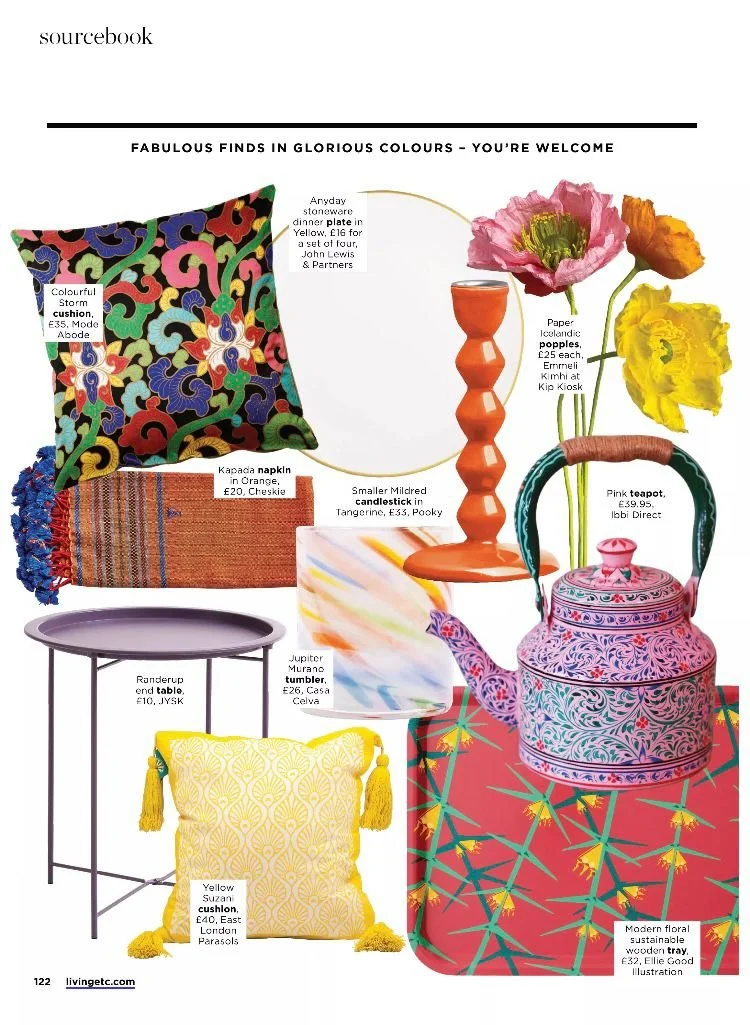 LIVINGETC edit featuring Icelandic poppies.