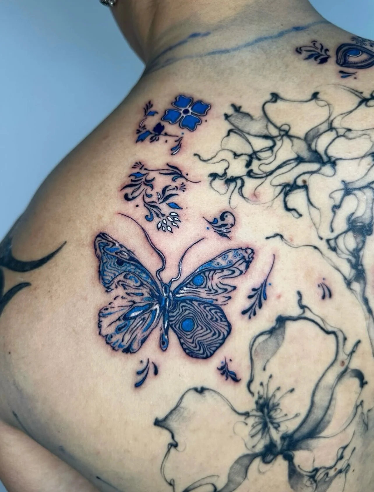 @sadgirltattoo 💙 Recent pieces by our resident artist Jasper 🦋 Which is your favourite? 🤩

To book an appointment, head to the link in Jasper's bio @sadgirltattoo 📧

Want a custom tattoo? Fill out the consultation form linked in our bio @auranine