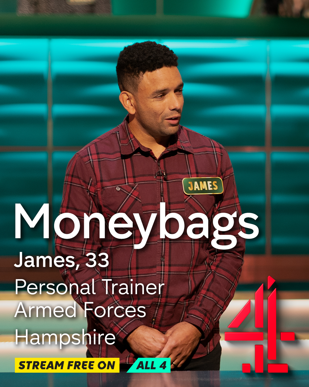 James has served in the army for 17 years and is a former Queen’s Guard. His wife is due to give birth soon so any winnings would be spent on things for the new addition!