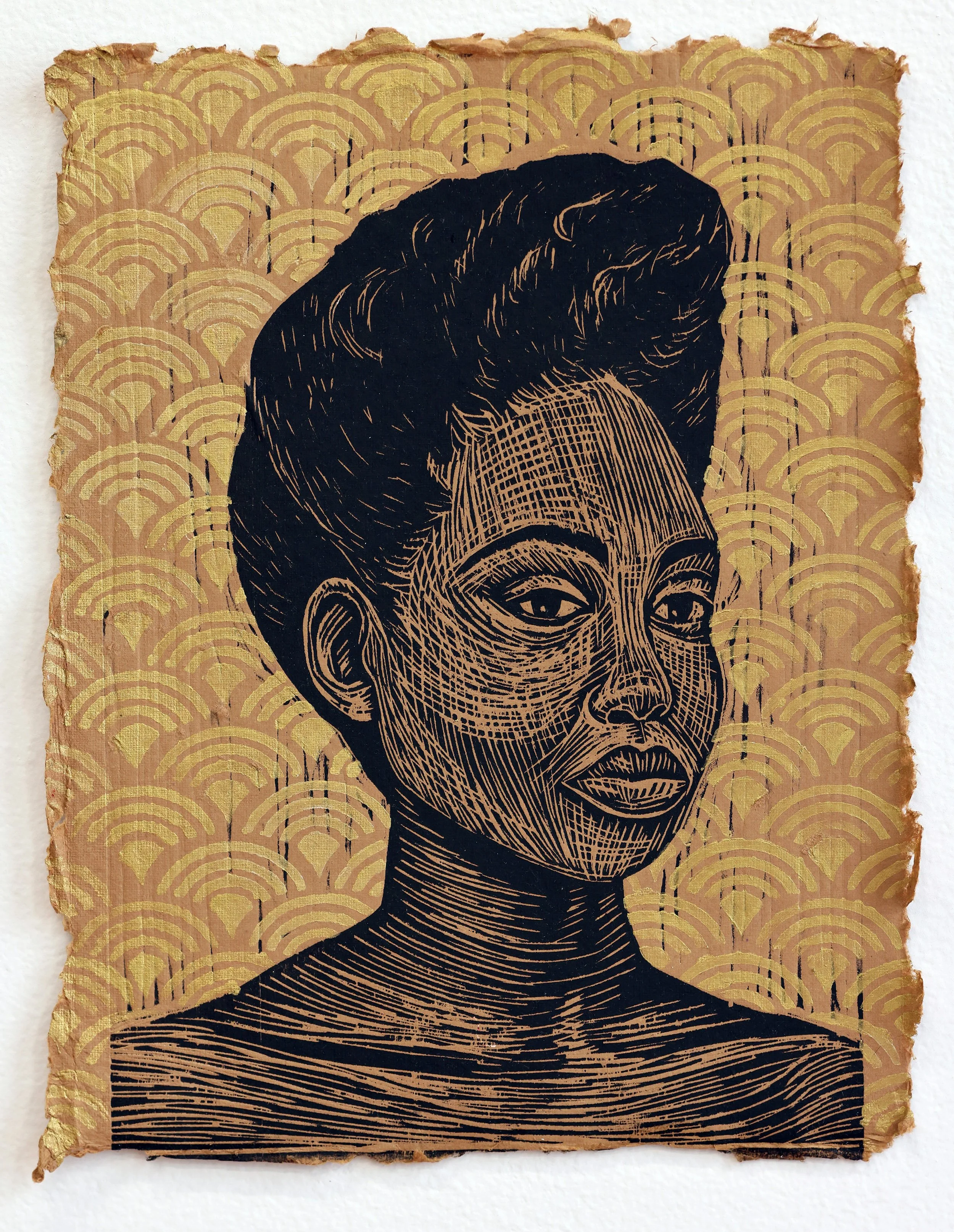 Portrait on Toned Paper (Tawny)