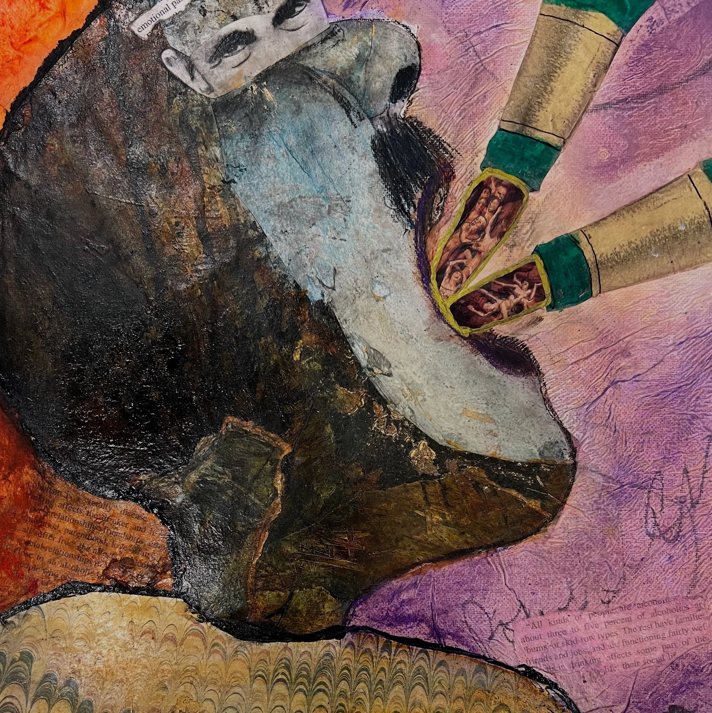 powerless 12 x 12 mixed media
