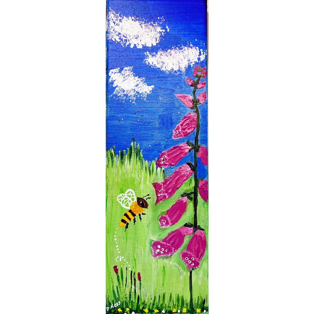 Buzzy Summer (Original on canvas)