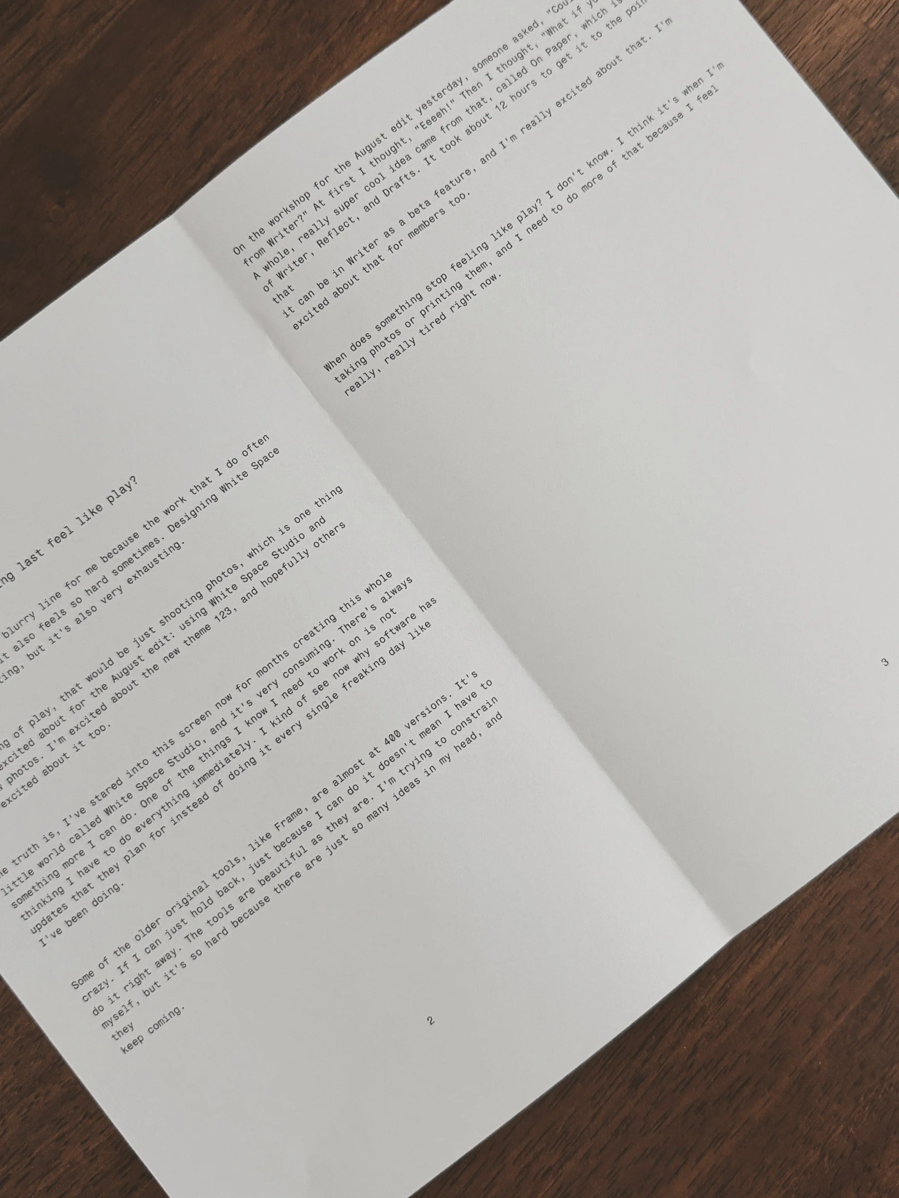 WRITER — Obsessed with this new ‘On Paper’ feature