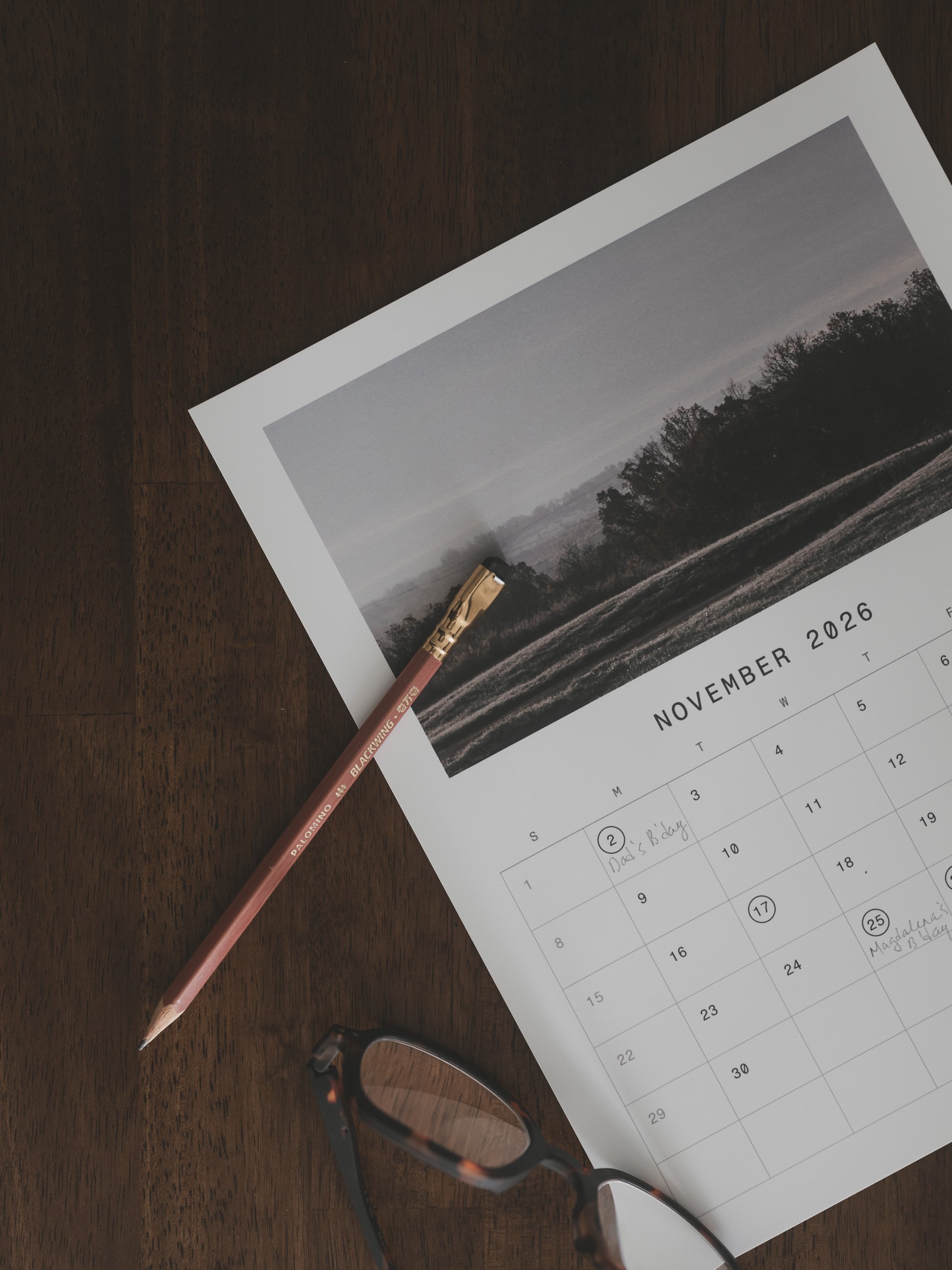 FRAME — ROOM TO WRITE CALENDAR