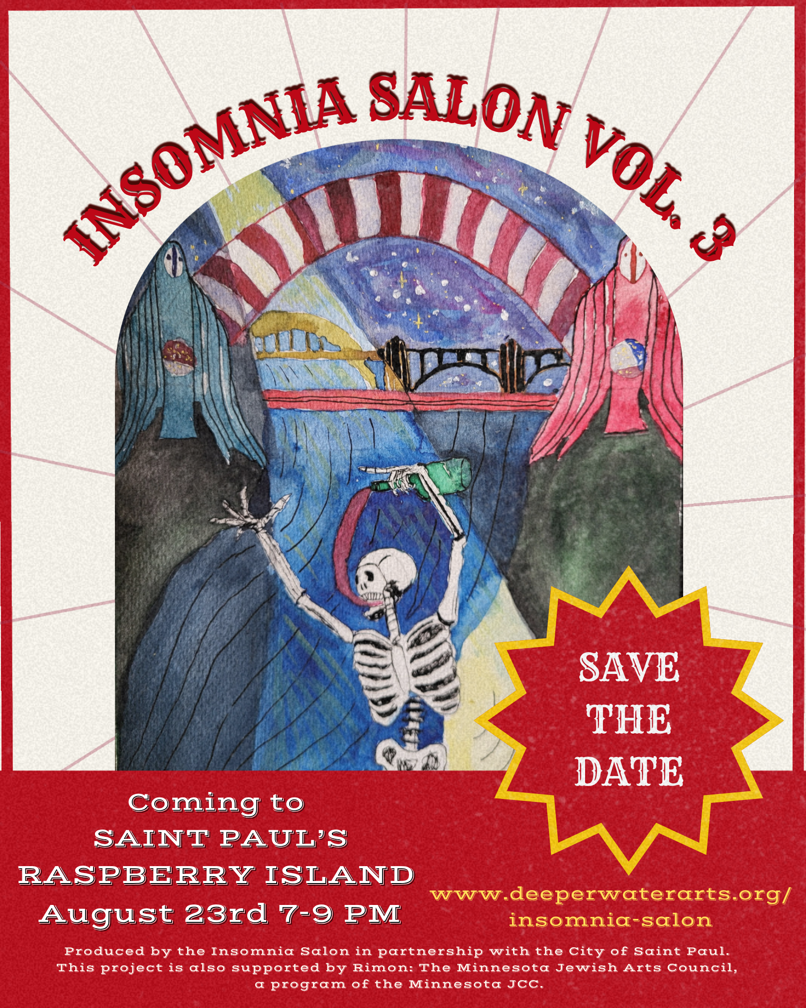 Insomnia Salon Vol. 3 at Raspberry Island Aug 23rd 7-9pm