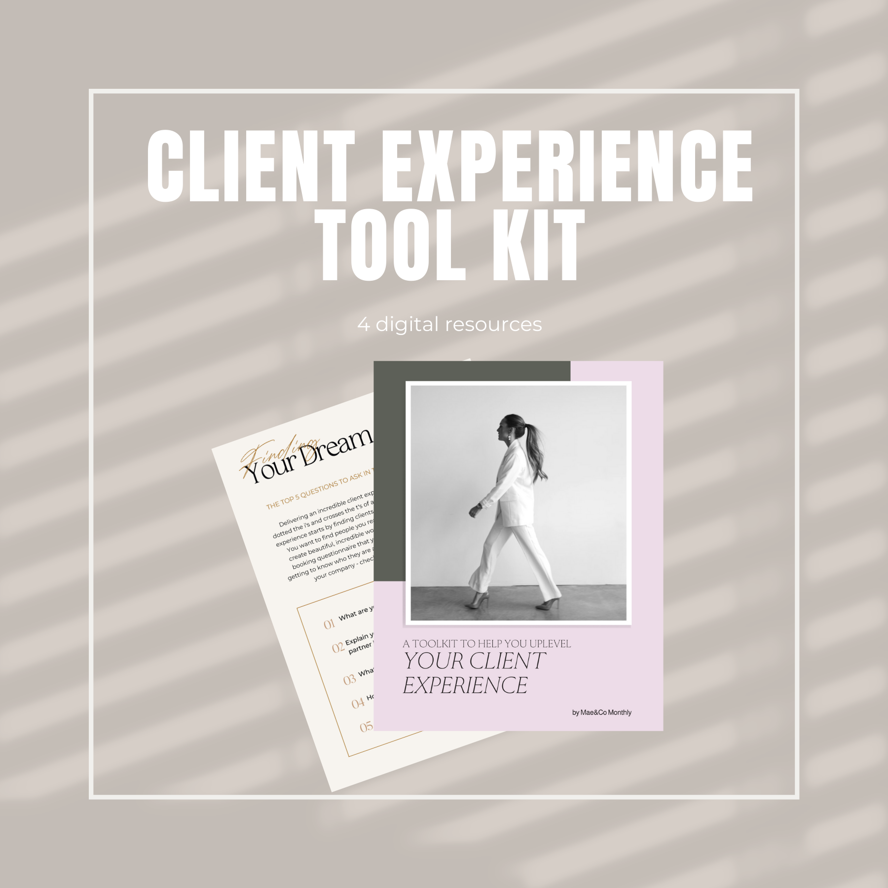 Client Experice Client Experience Tool Kit — Mae&Co Shop