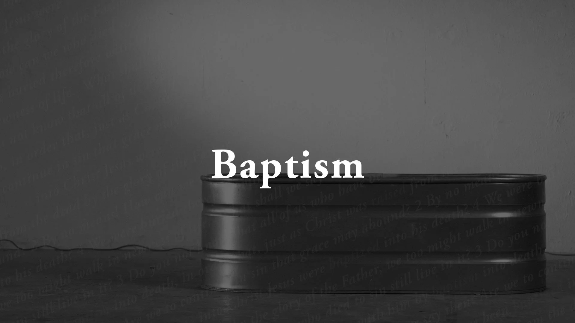 Baptism