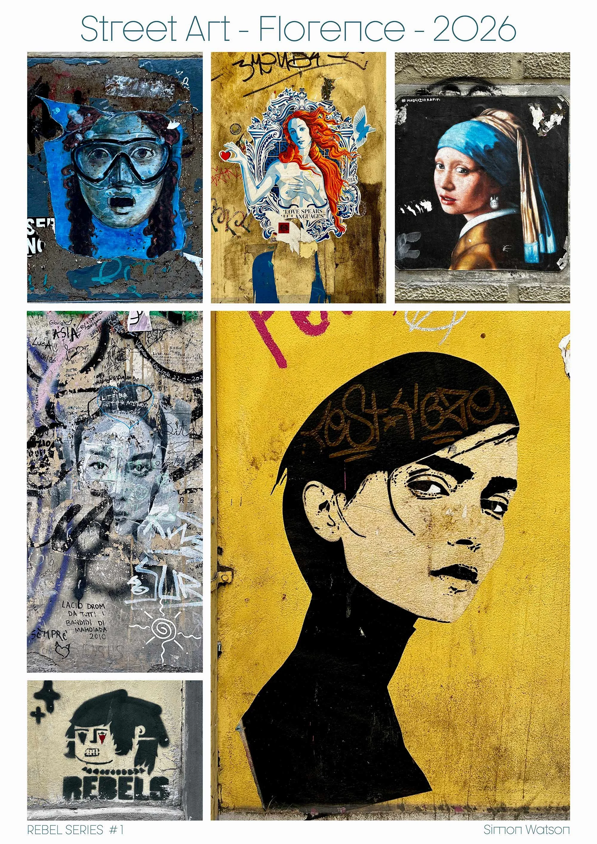 Street Art - Florence REBEL Series #1 ( Digital Download )