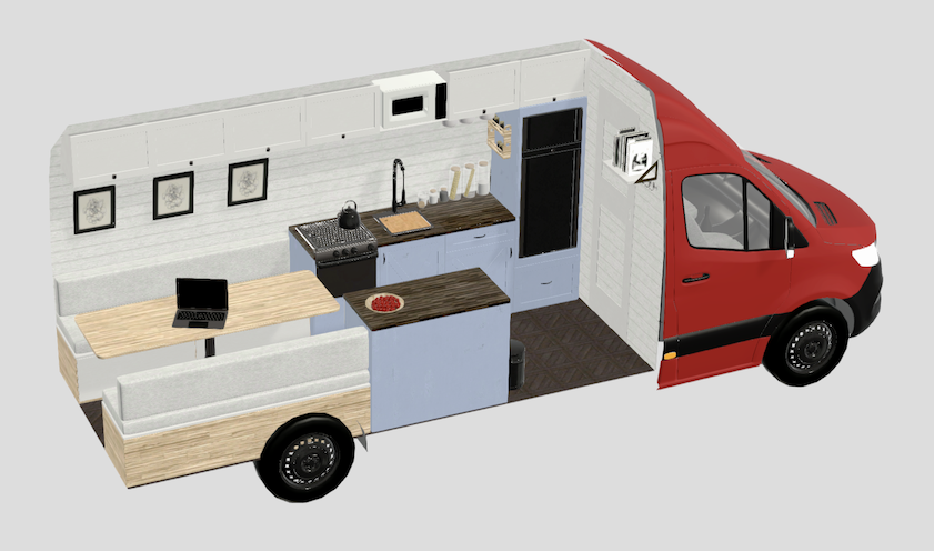 Campervan Ford Transit Mobile Office For Sale Camper Van Ford