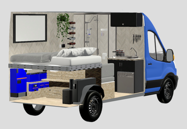 Creating a Camper Van Layout: The Ultimate Step-By-Step Guide — vanspace 3D