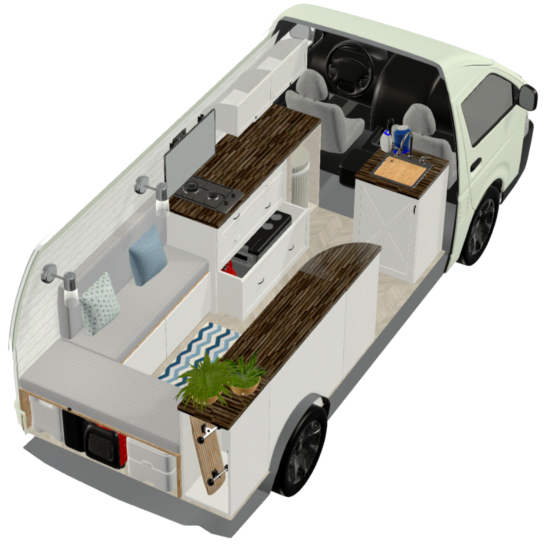 Camper Van Bed Ideas For