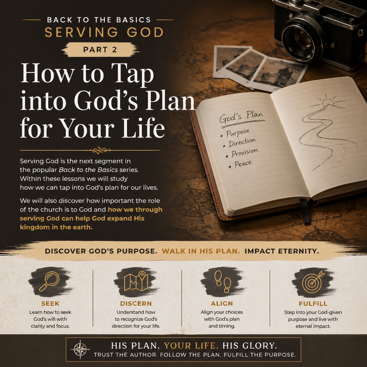Back to the Basics Serving God Part 2 / How to Tap into God’s Plan for Your Life