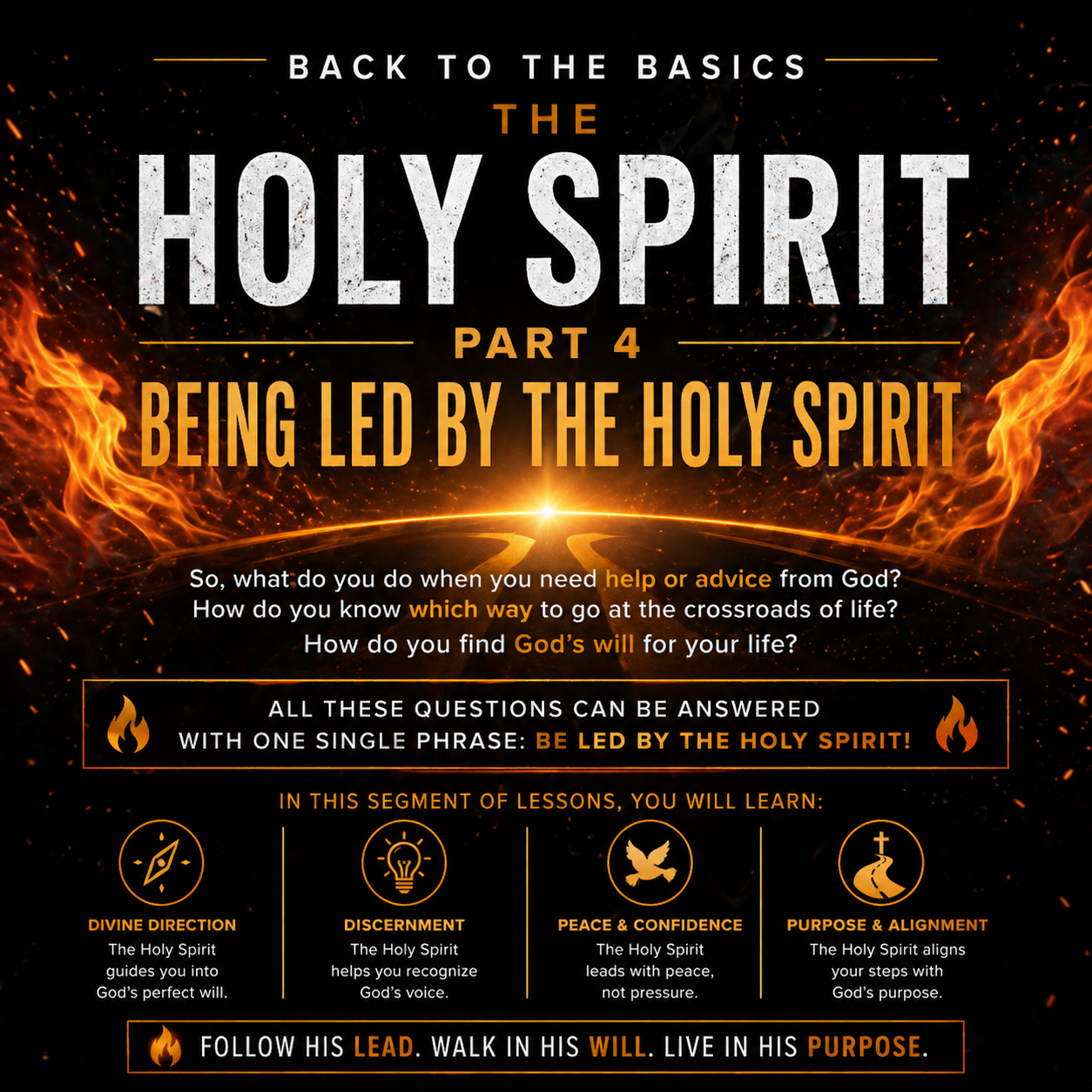 Back to the Basics: Being Led By The Holy Spirit