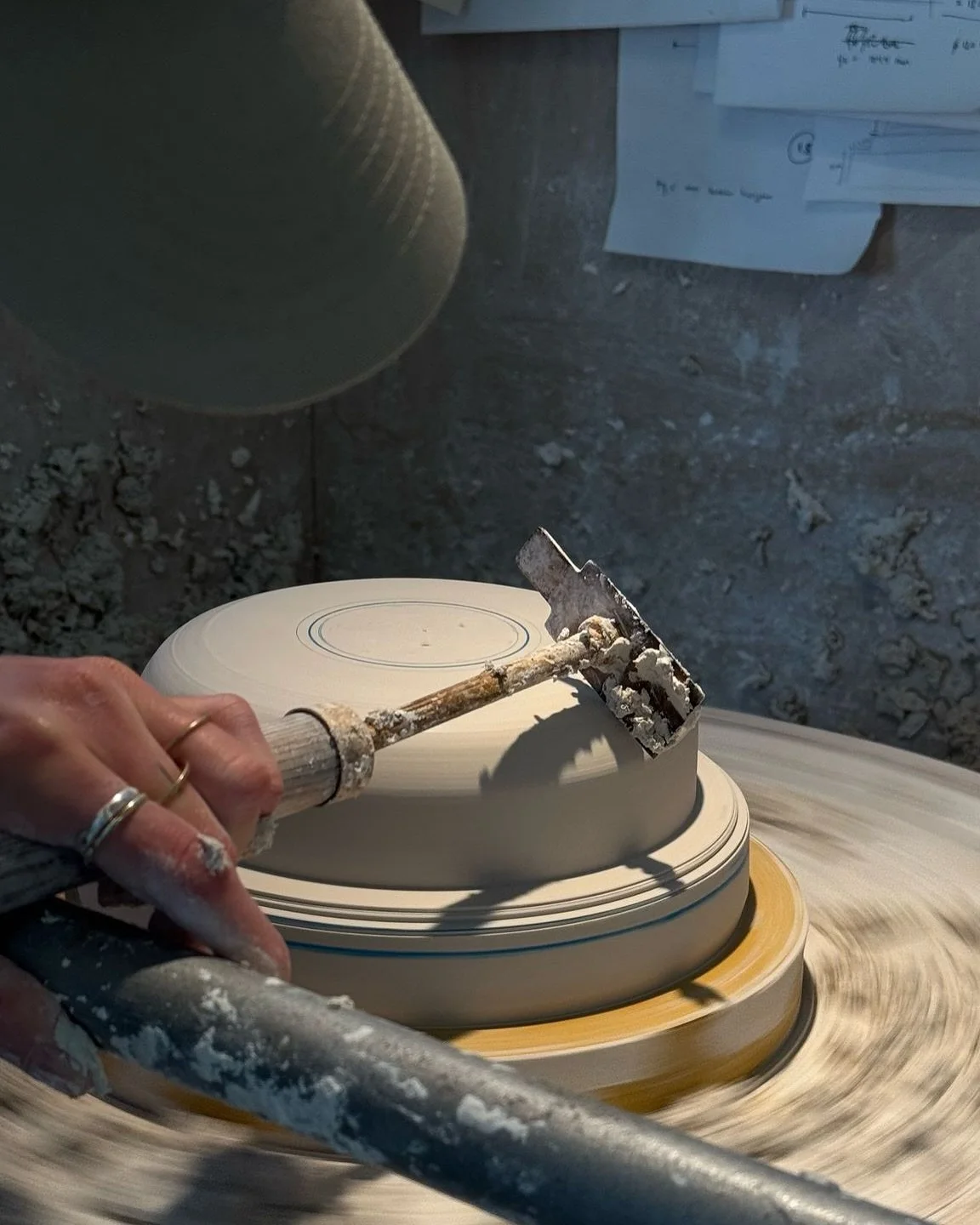 Working on something new, while learning a new craft ⚒️

Thank you @huskceramics for teaching me 🤍

#ceramics #porcelain #plaster #slipcasting #craft #handmade #process #design #designer #productdesign #tableware