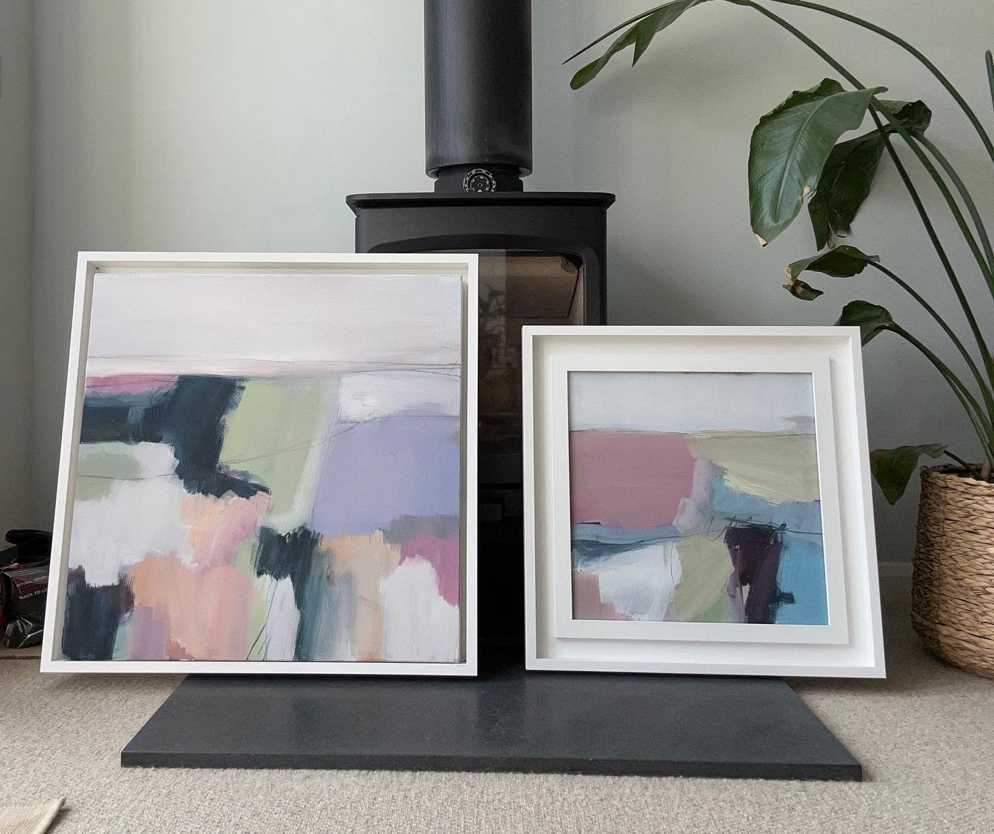 Paintings are spreading out around my house, and here are couple of newly finished pieces. 

Hope everyone has a great weekend, I&rsquo;m off to a concert at Wembley tomorrow with my daughters, and it&rsquo;s going to be hot ☀️

#sussexart 
#inspired
