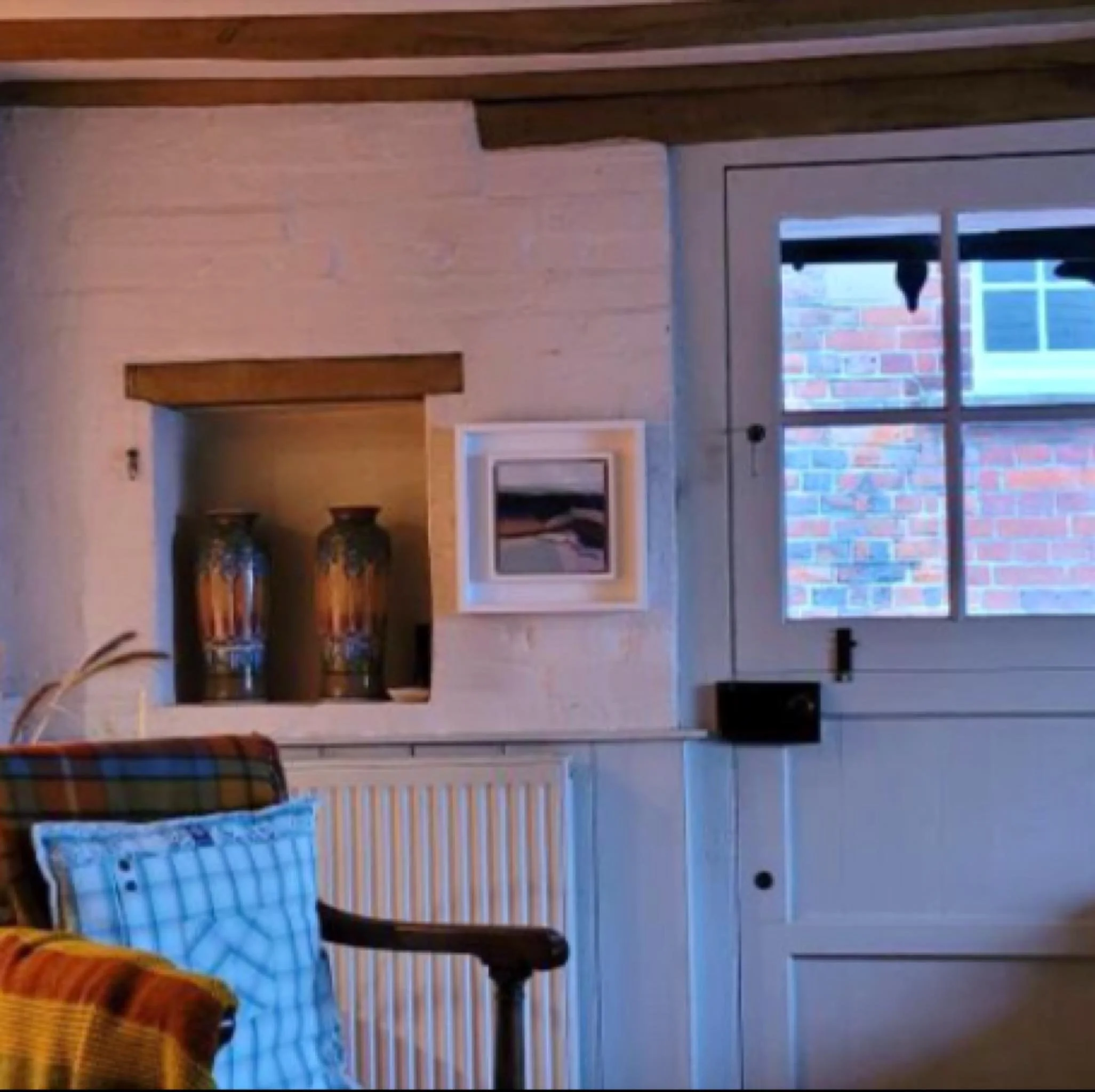 What a lift it always is to be sent an image of a painting in situ, no matter how big or small it is - just to know it&rsquo;s being enjoyed really means a lot. I&rsquo;m happy to see this painting hanging in such a cosy space 🙏

I noticed quite a l