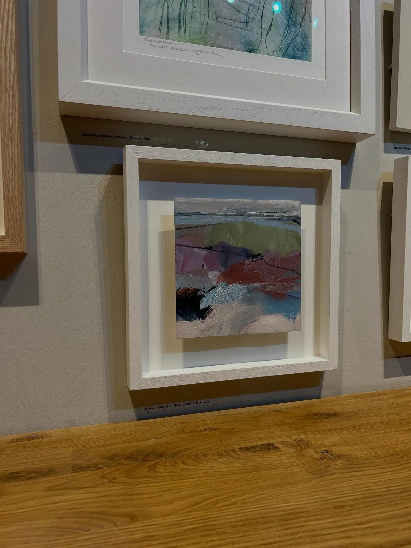 Fantastic private view this evening @thegalleryatgreenandstone  it was so lovely to meet some of other the exhibiting artists and I&rsquo;m really lucky that one of my daughters who is currently on a year out from uni came with me - the gallery was b