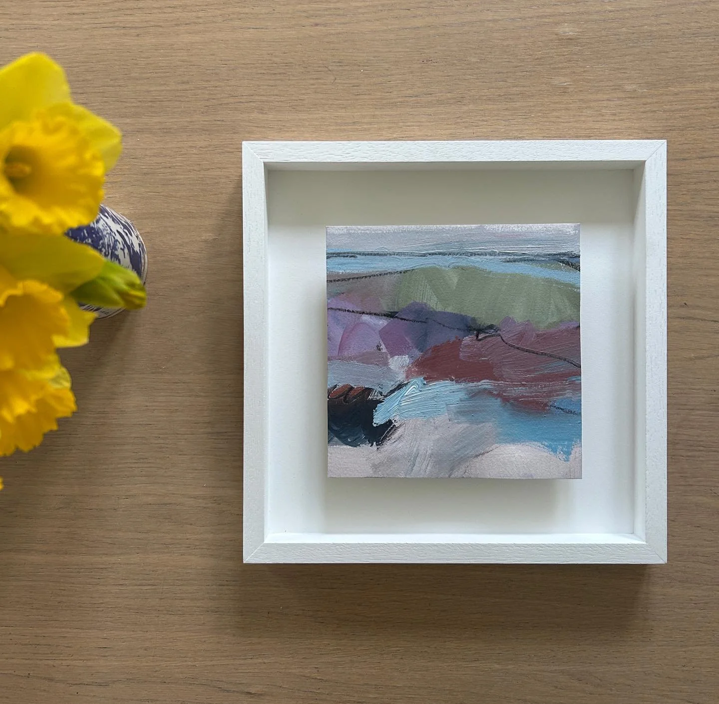 So happy that this painting has just SOLD - and very grateful to have the support of lovely buyers 🙏

I&rsquo;m always happy to be contacted about current available work, never with any obligation. 

#oilonarchespaper 
#britishabstractart 
#britisha