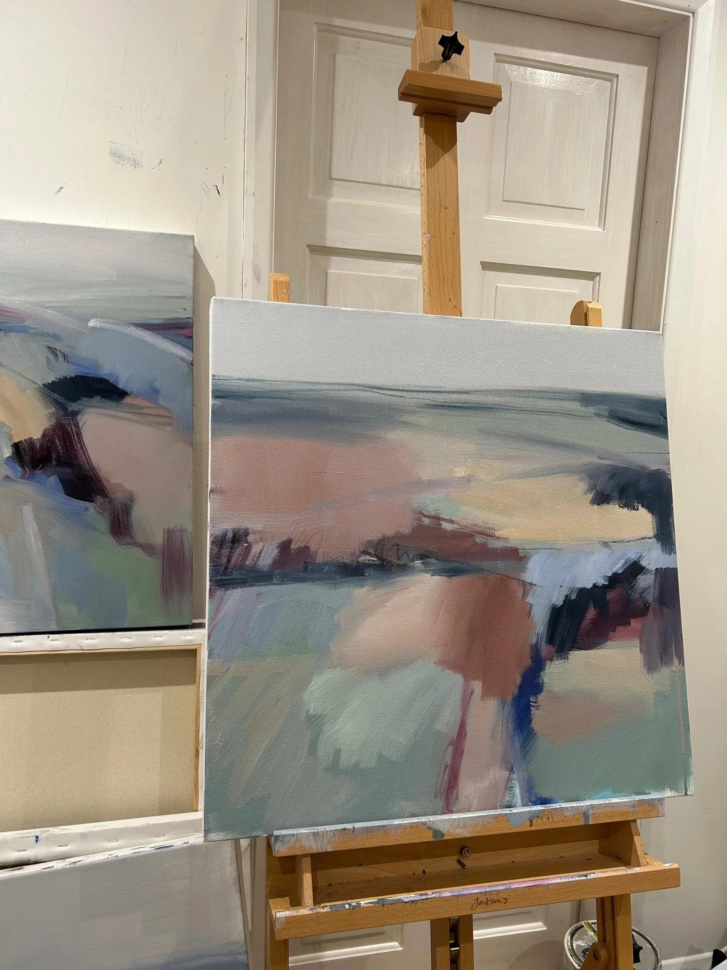 Work in progress this evening&hellip;.lots in progress and not much resolved - I&rsquo;m happy to have recently been asked to be part of an exhibition later in the year in a beautiful location, which I&rsquo;m looking forward to and I&rsquo;m sure I&