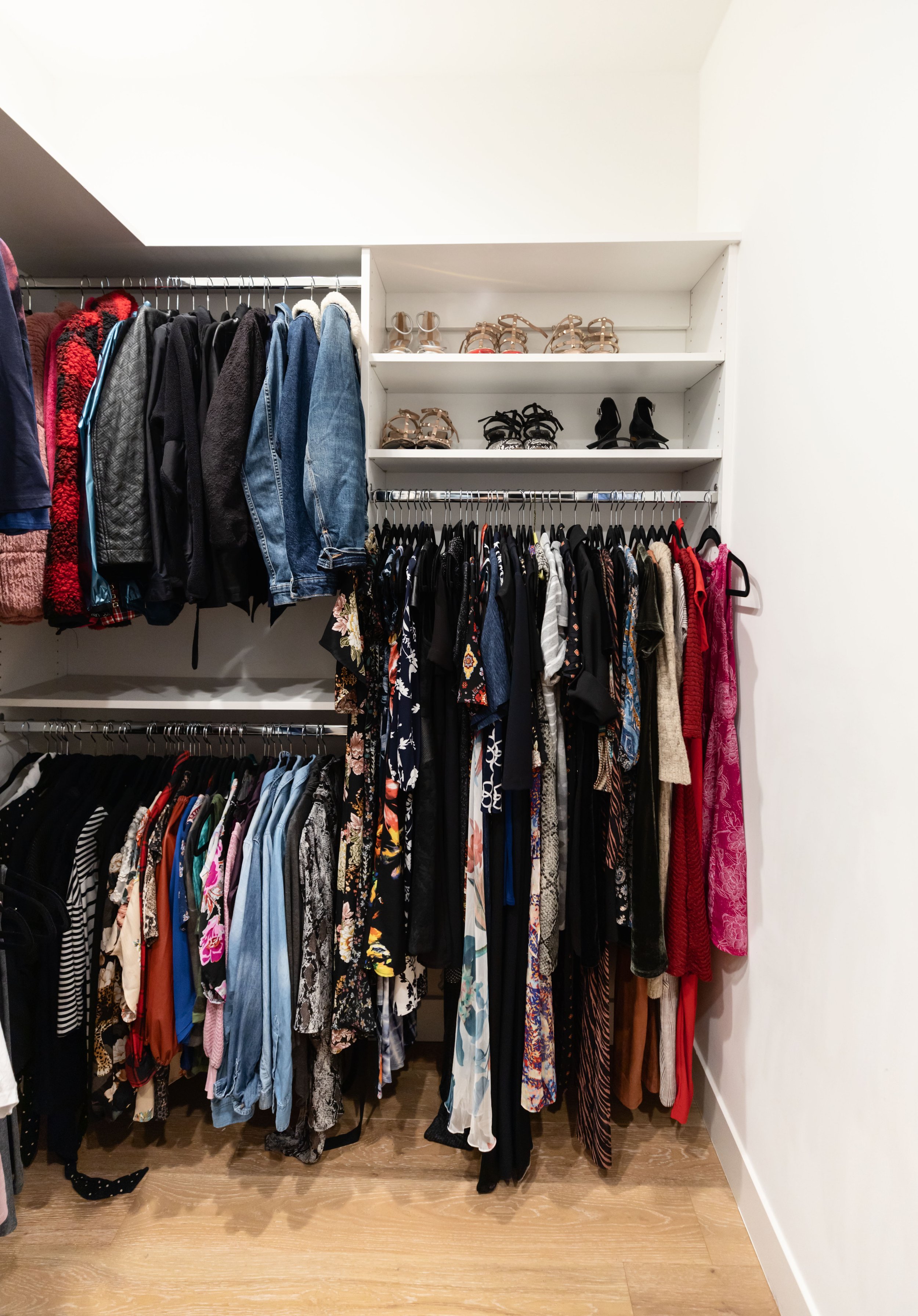 new year organizing tips for my closet.