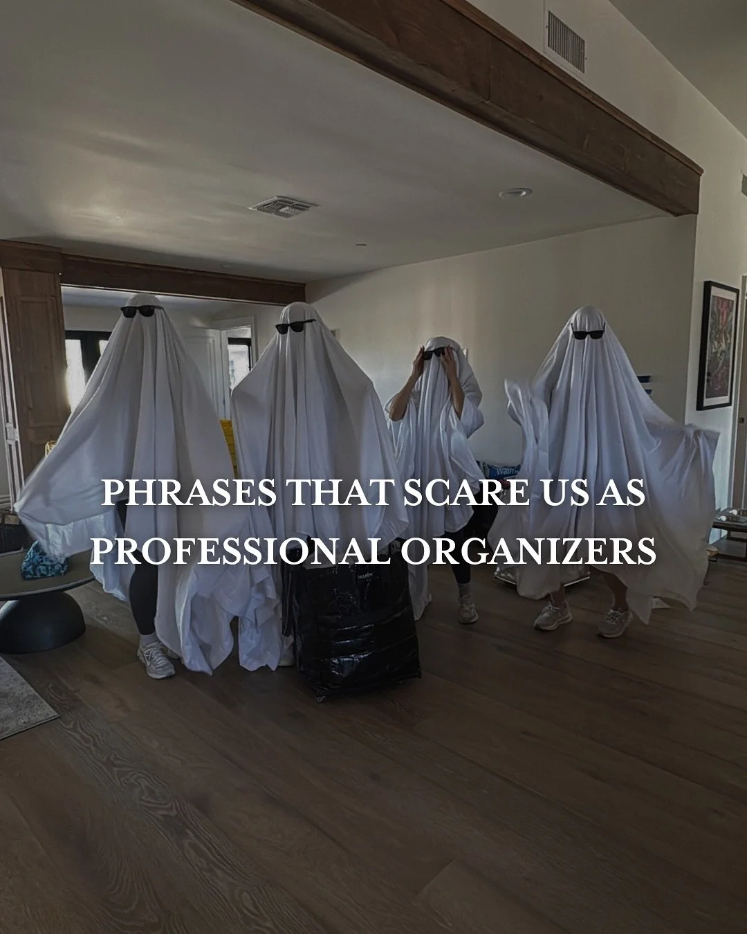 They say spooky season is in October&hellip; but for organizers, these phrases haunt us all year long 👻

Whether it&rsquo;s mismatched bins, &ldquo;important&rdquo; paper piles, or a closet full of &ldquo;someday&rdquo; items &mdash; we&rsquo;re her