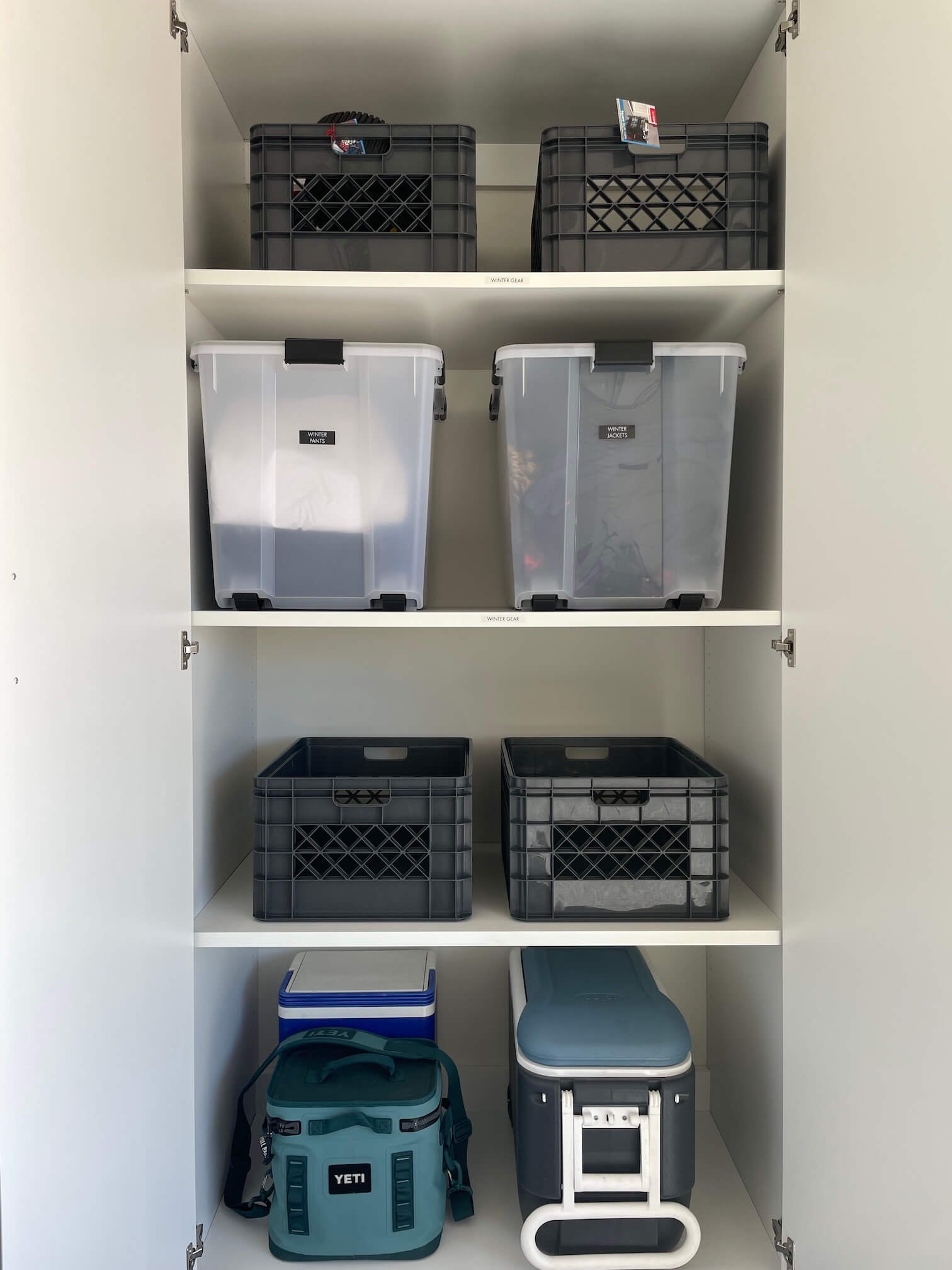 Weatherproof Garage Storage Bins  Scottsdale Home Organizer Favorites —  Abbsolutely Organized