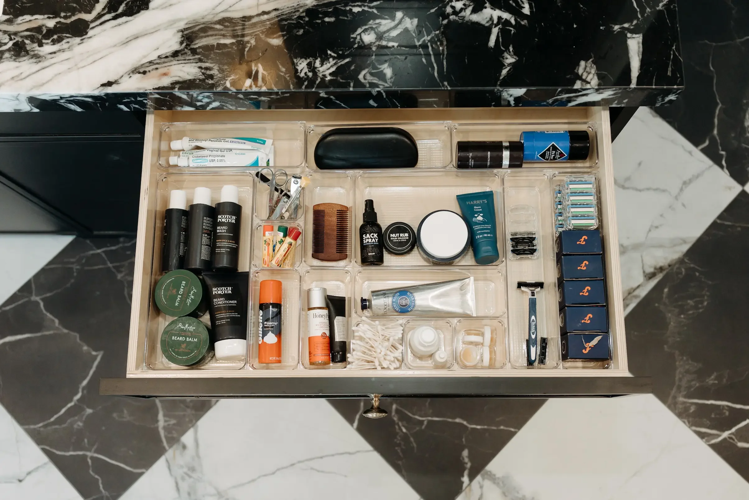 bathroom and powder room organizing and decluttering services in Phoenix and Scottsdale.