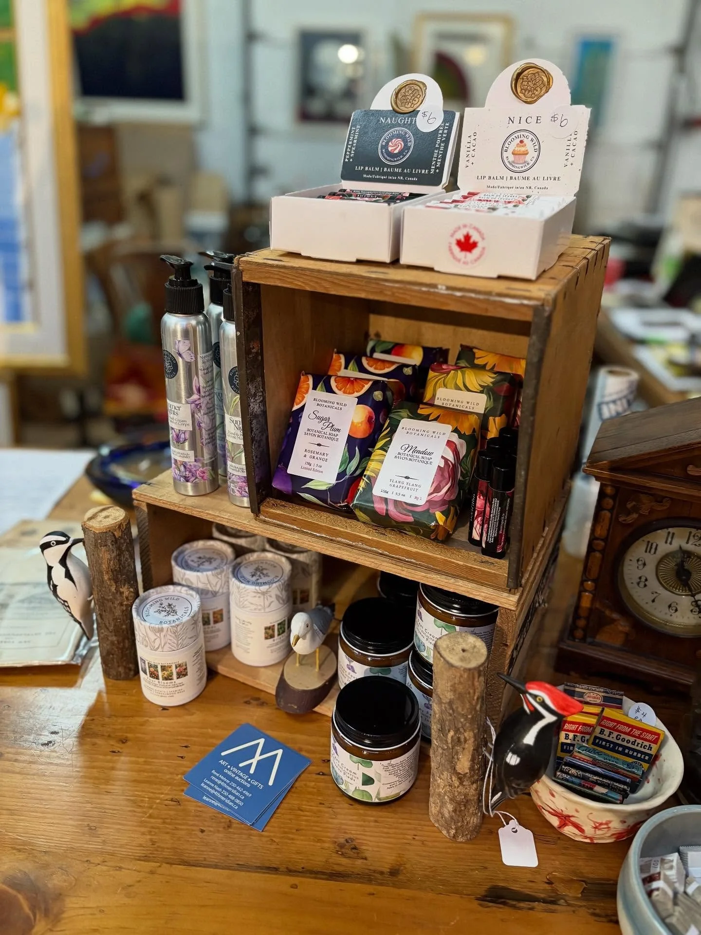 Gifts for yourself and all your others! 
Open 11-4 Tuesdays through Saturdays. 
🎁
November 8 @desertsedgemarket Vintage Night Market 5-9 @cannerytradecentre 
⭐️
November 15 &amp; 16 Cannery Christmas Market 11-4
🎄
December 5 Naramata Christmas Nigh