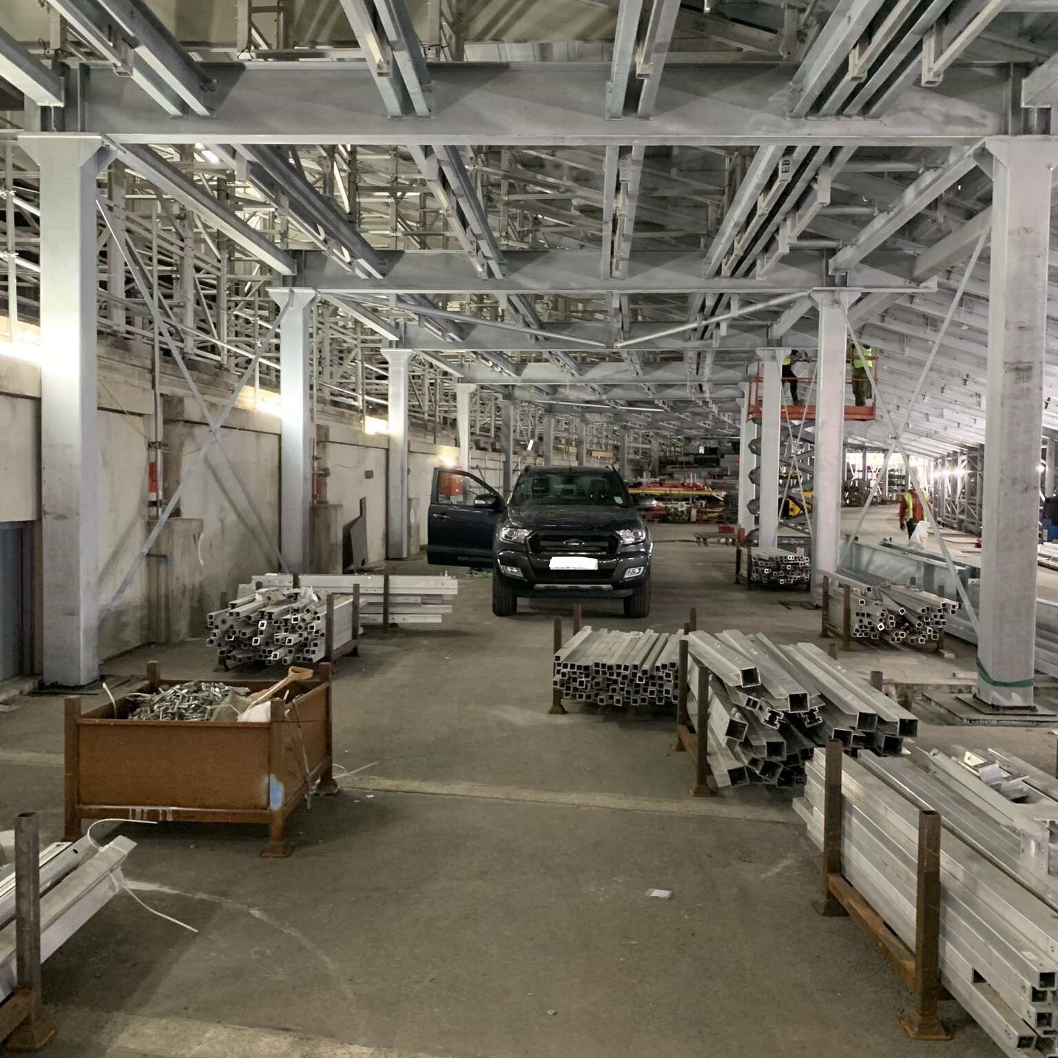  The East Stand Store under construction 